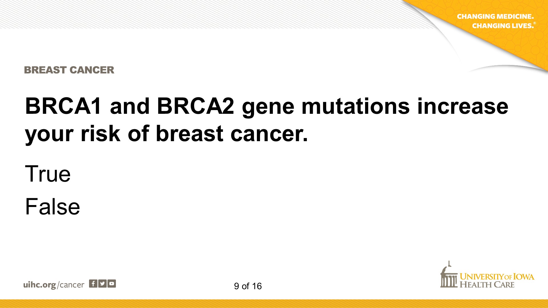 Do BRCA1 and BRCA2 gene mutation increase your risk of getting cancer?