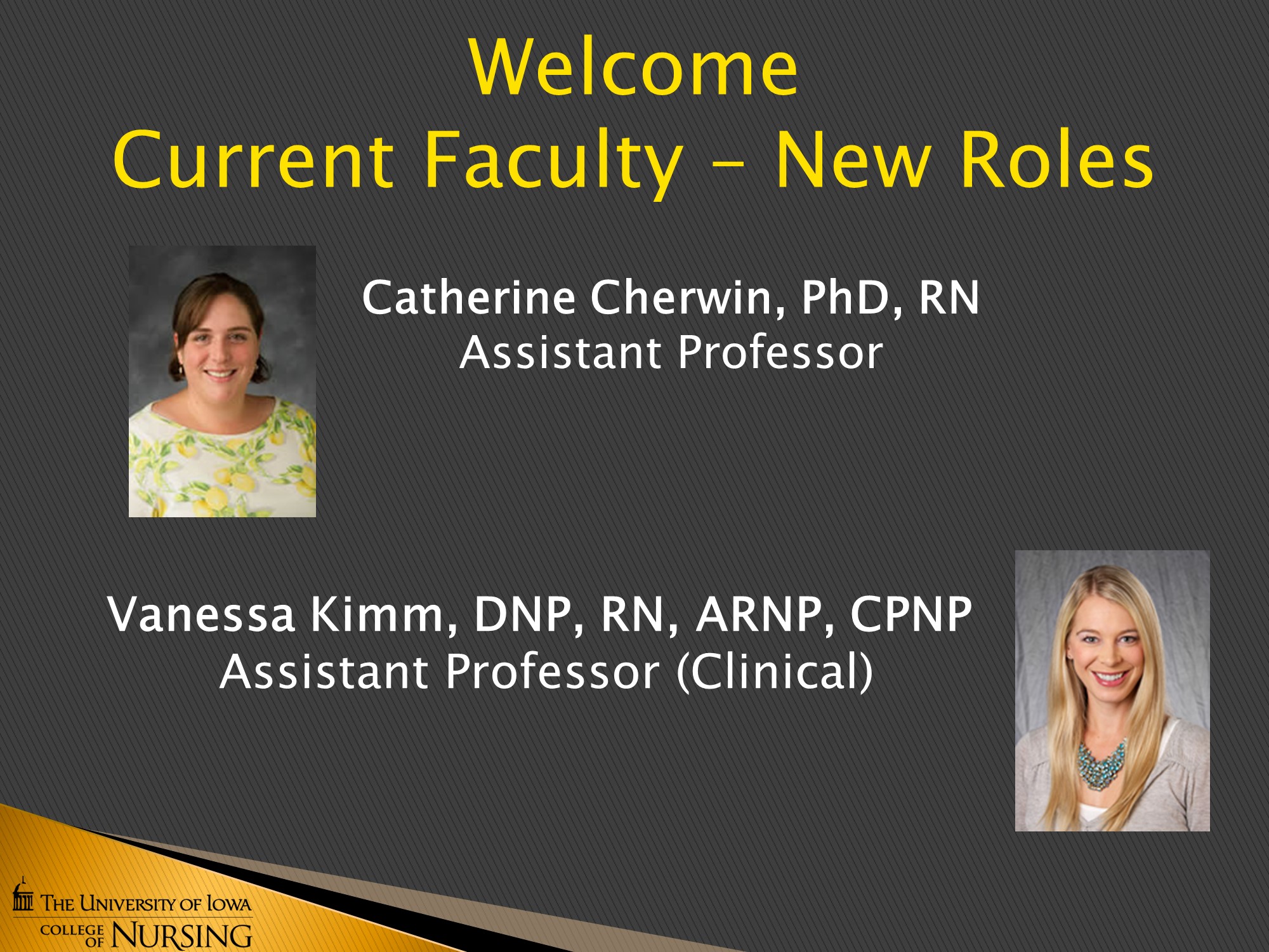 New faculty 1