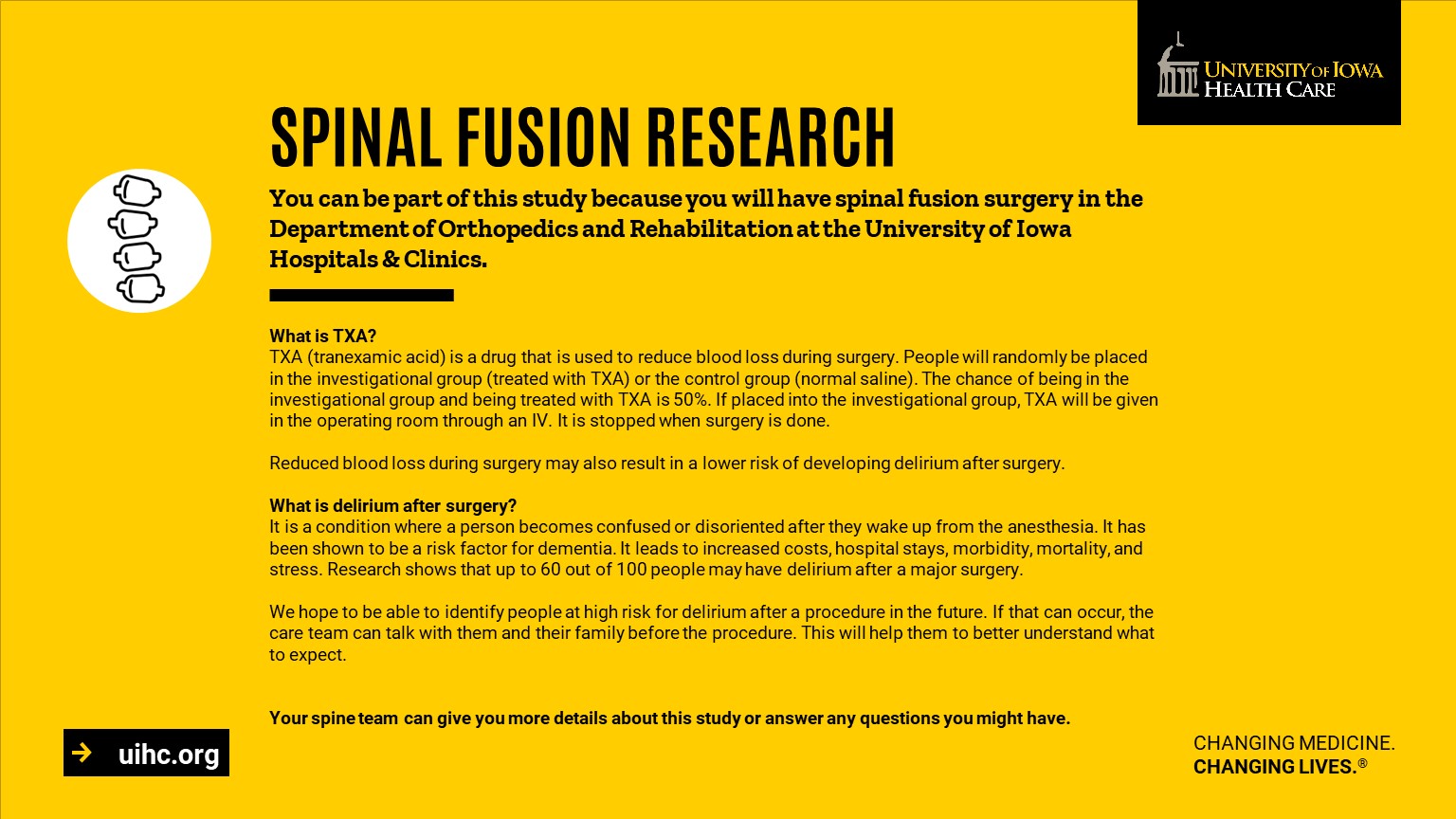 Spinal Fusion research