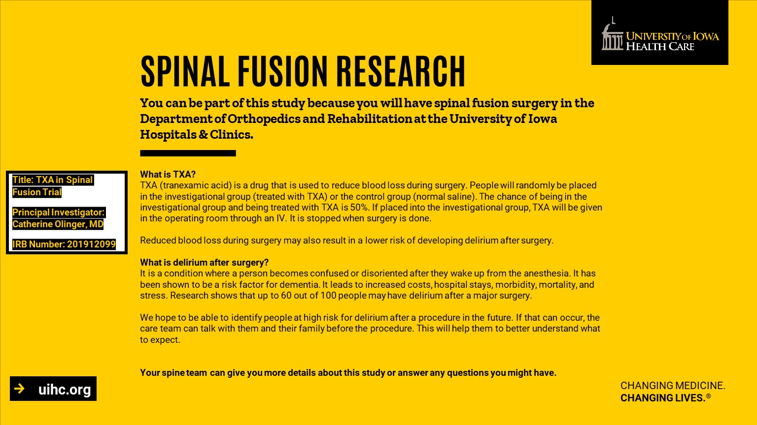 spine fusion research