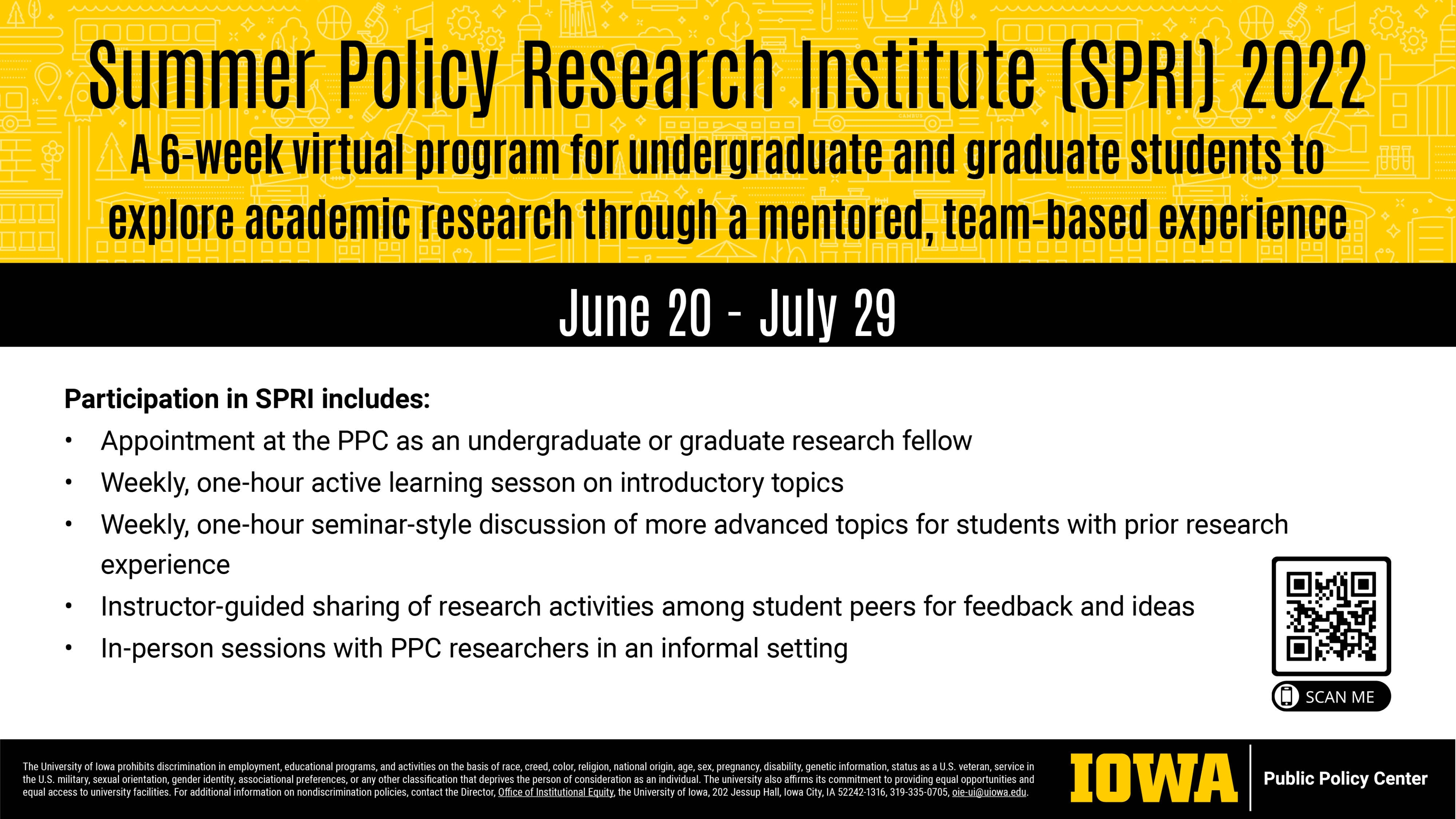 Summer policy research institute