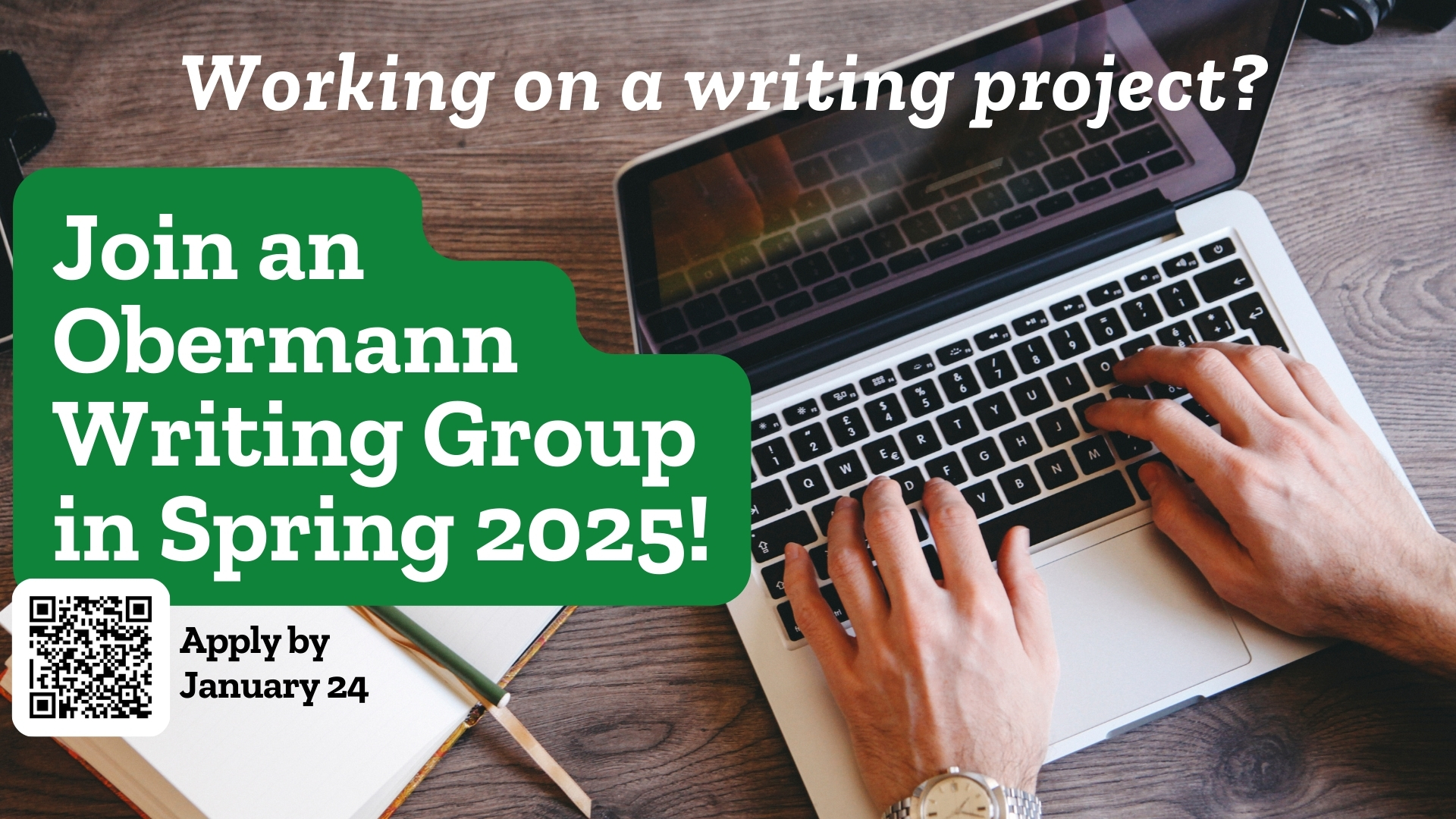 Join an Obermann Writing Collective in Spring 2025