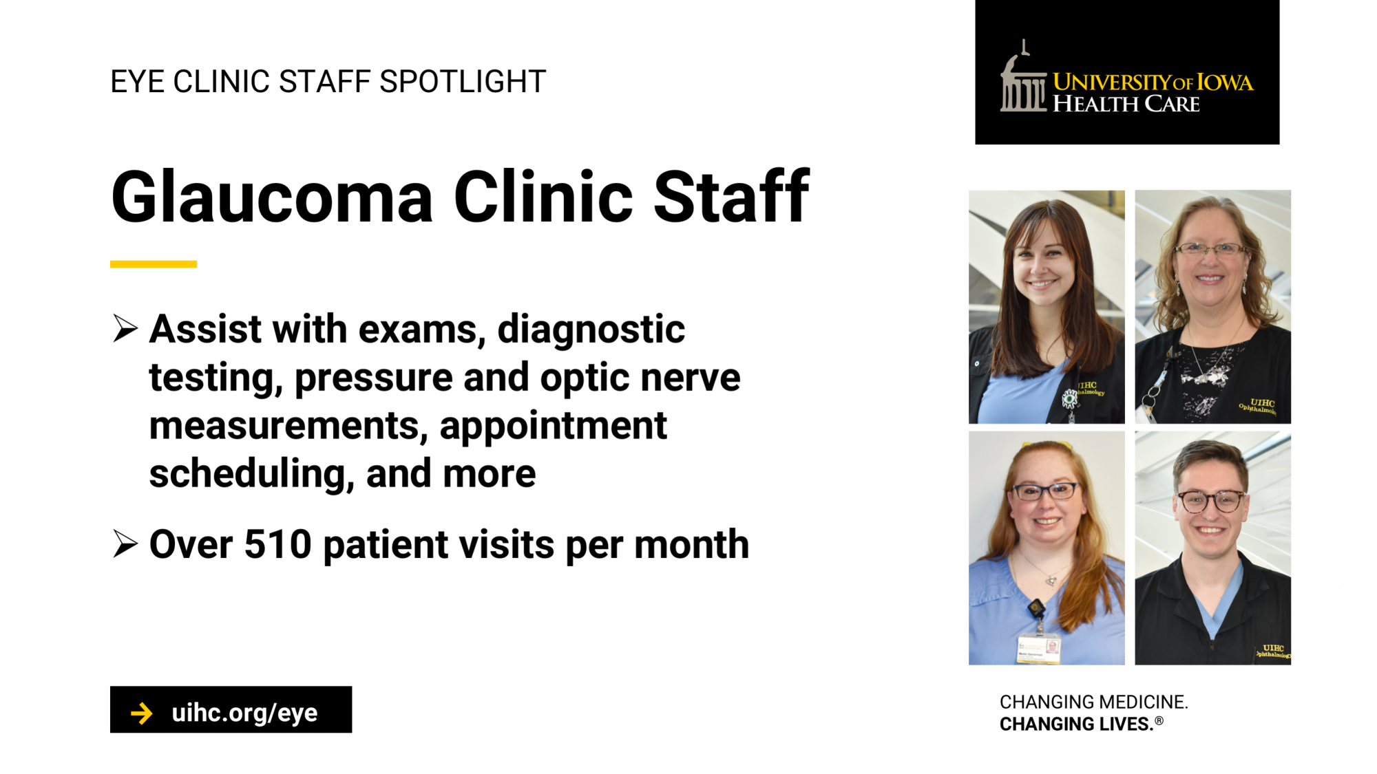staff spotlight - glaucoma clinic