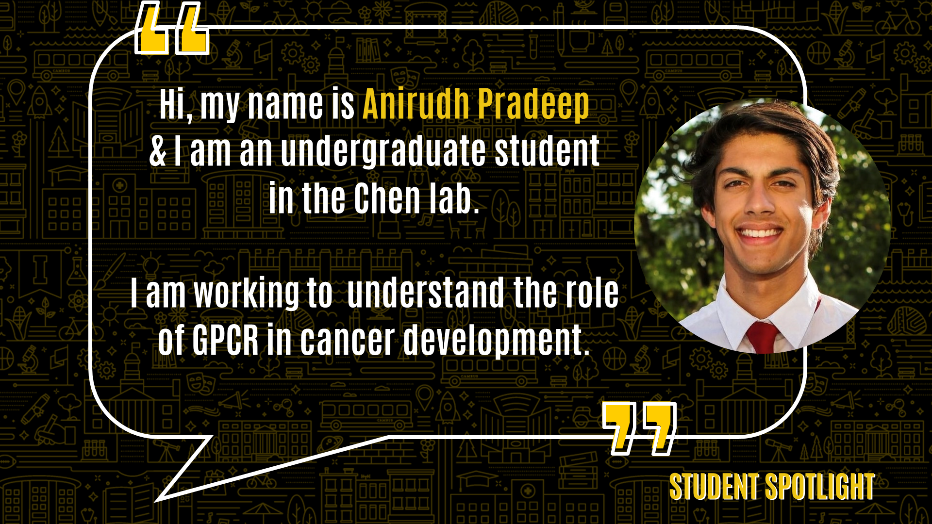 Student spotlight - Pradeep, 11.8.24