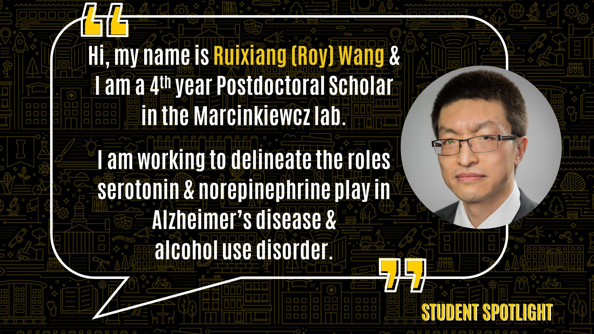 Student spotlight - Ruixiang Wang