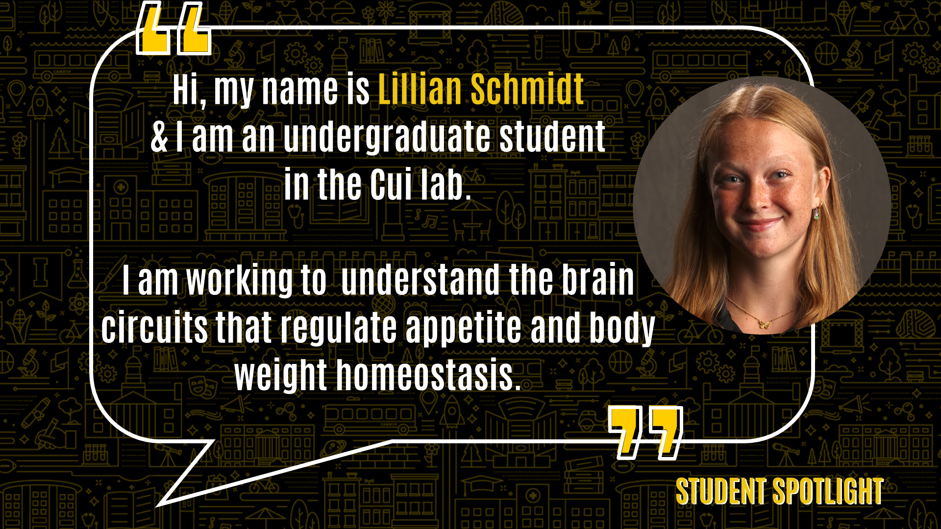 Student spotlight - Lillian Schmidt