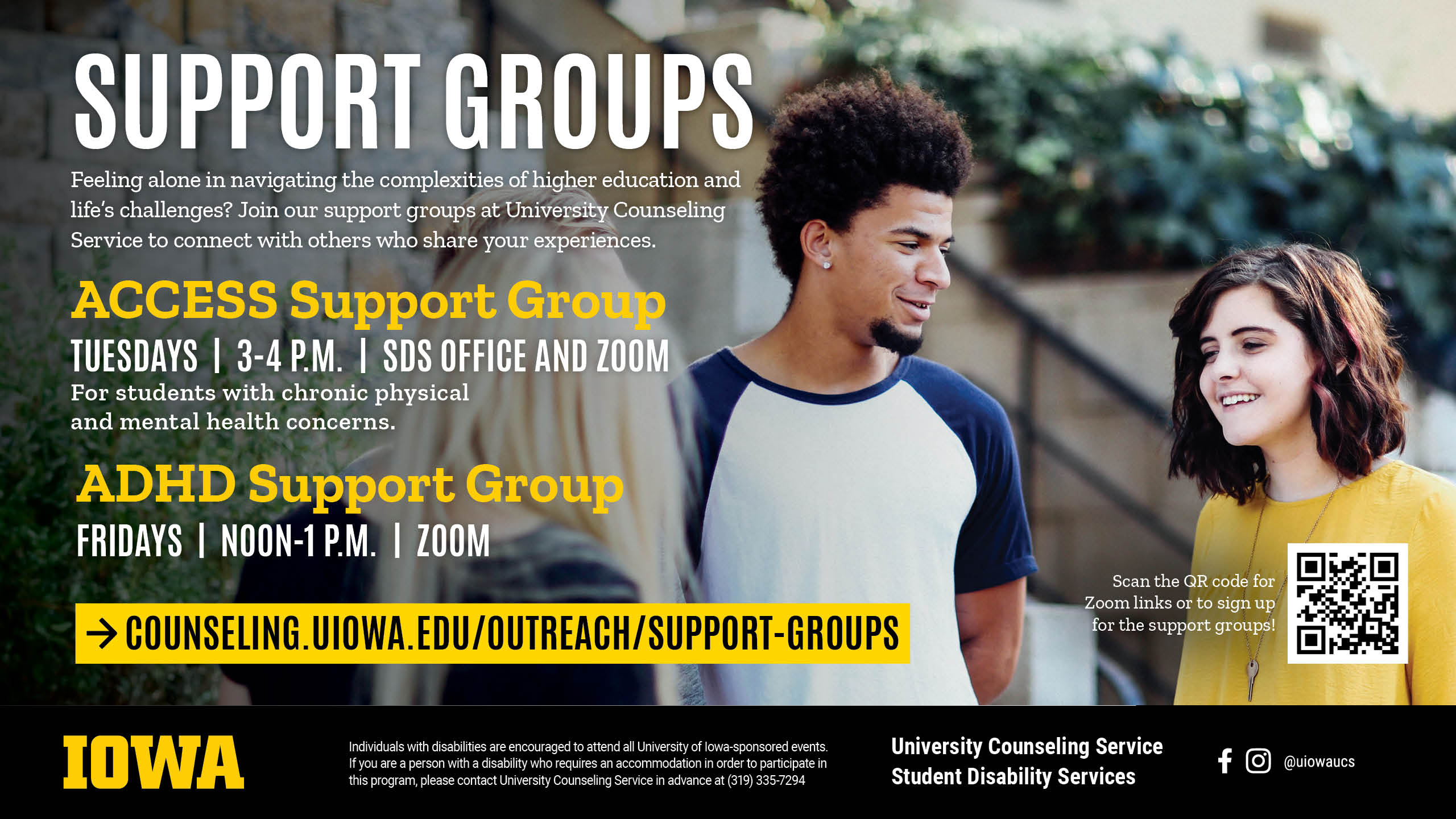 University Counseling Service - Support Groups