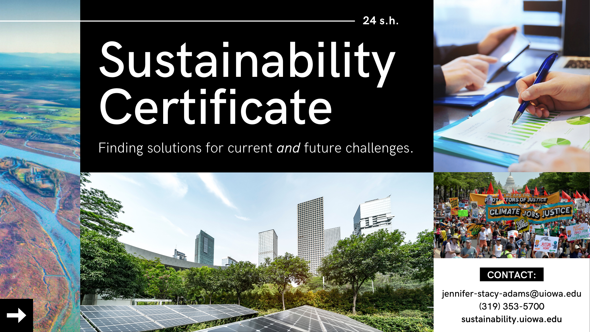 24 s.h. Sustainability Certificate