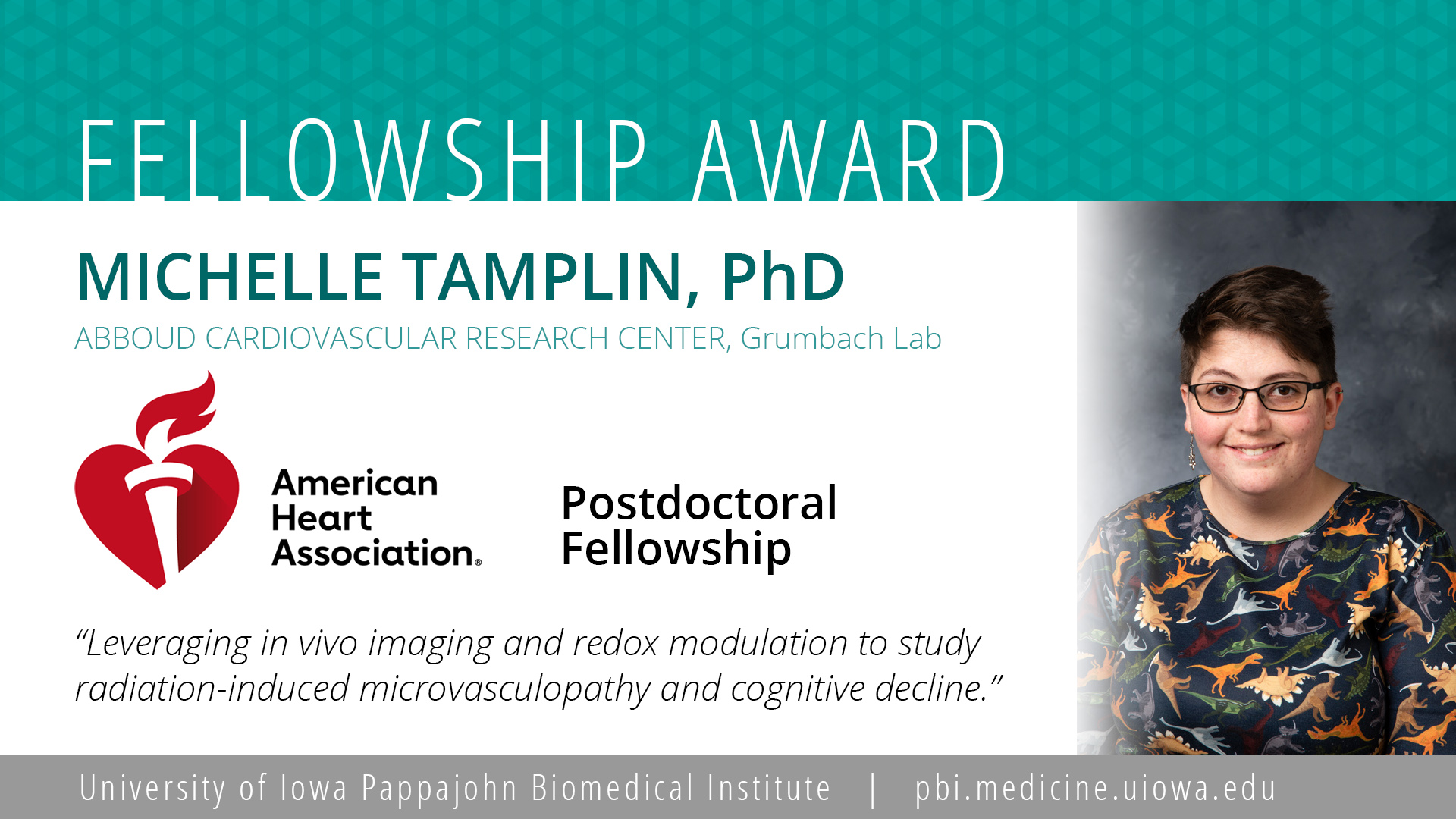 Tamplin AHA fellowship