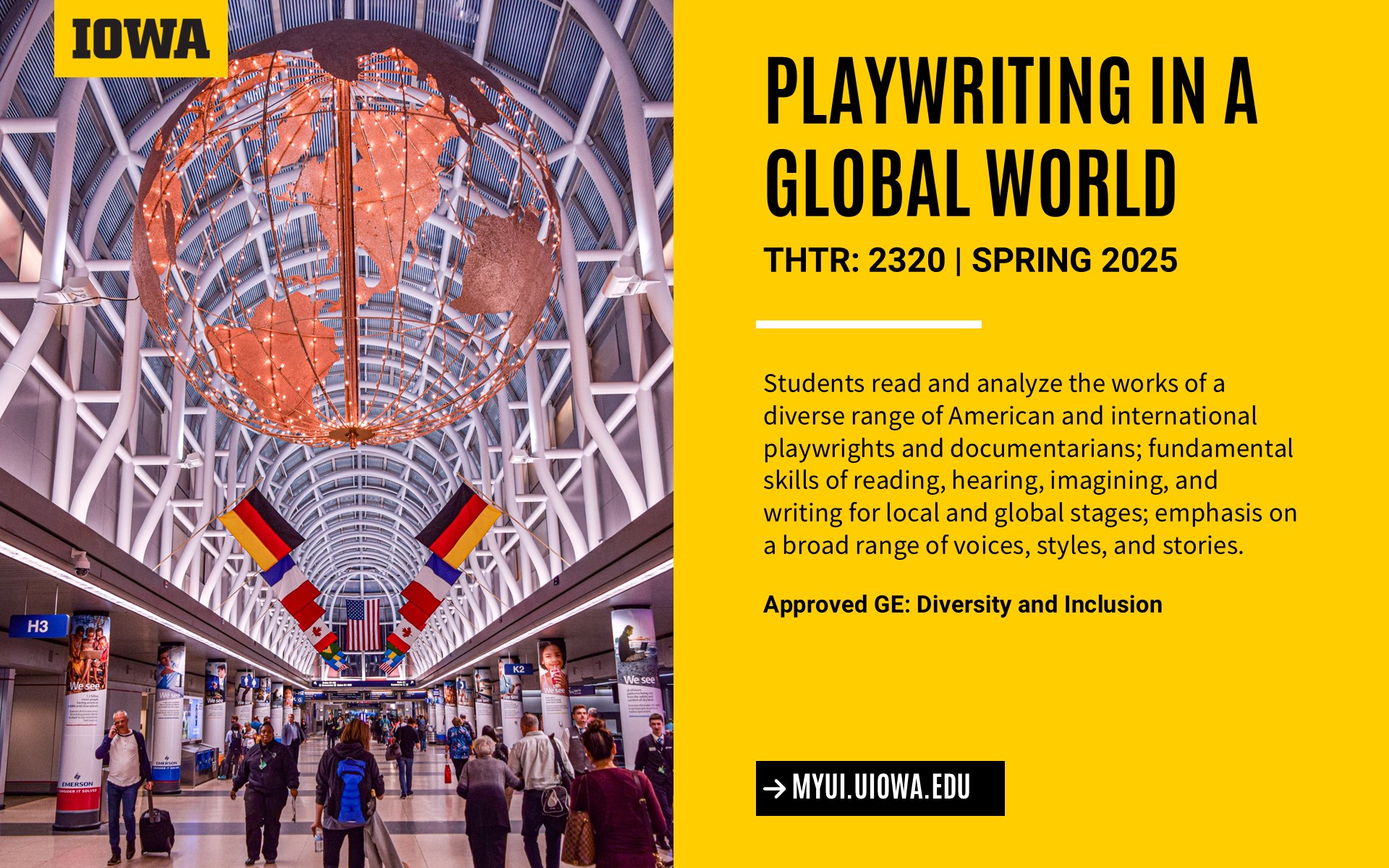 Spring 2025 Playwriting in a global world information