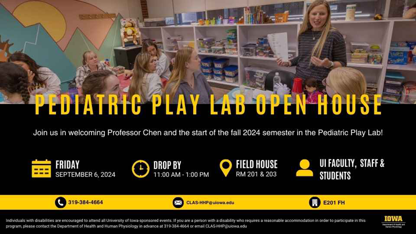 Pediatric Play Lab Open House - Fall 2024