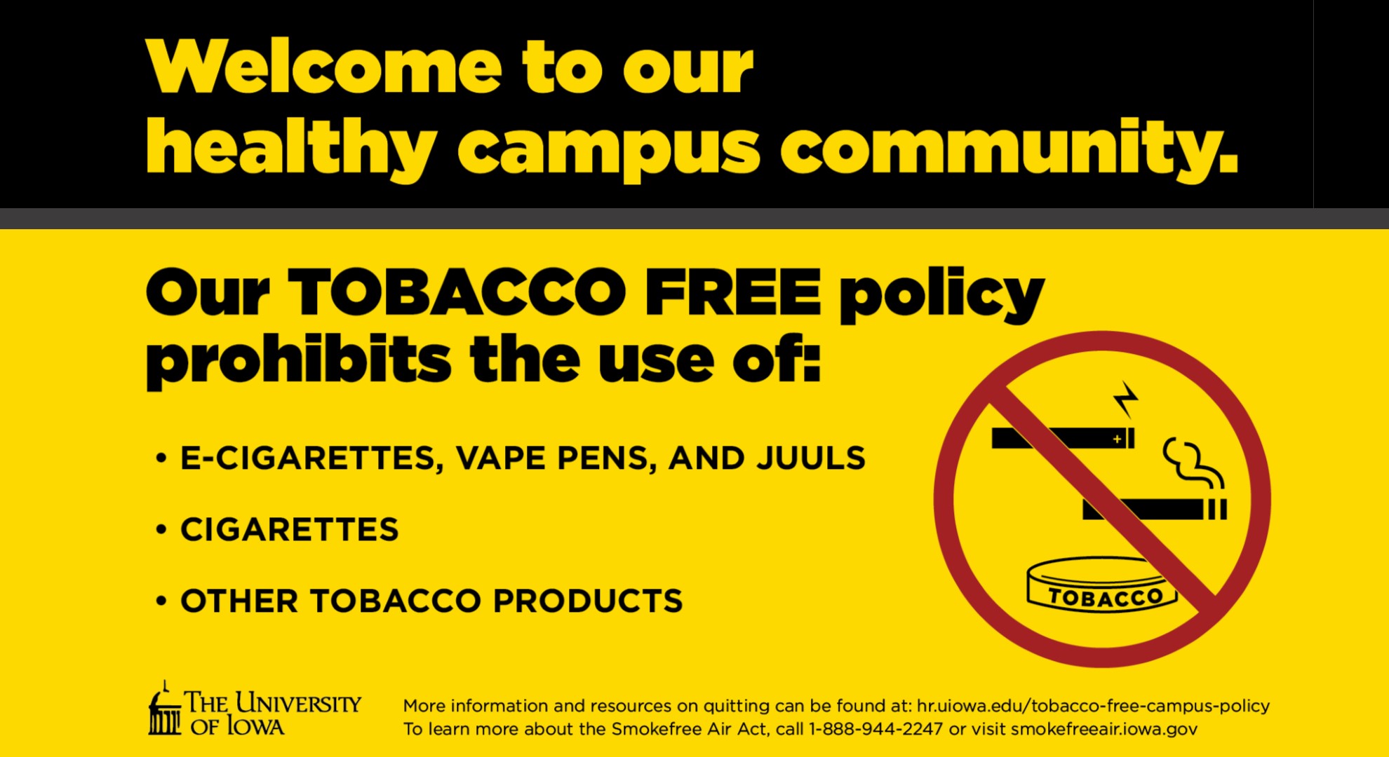 Tobaccoo free policy