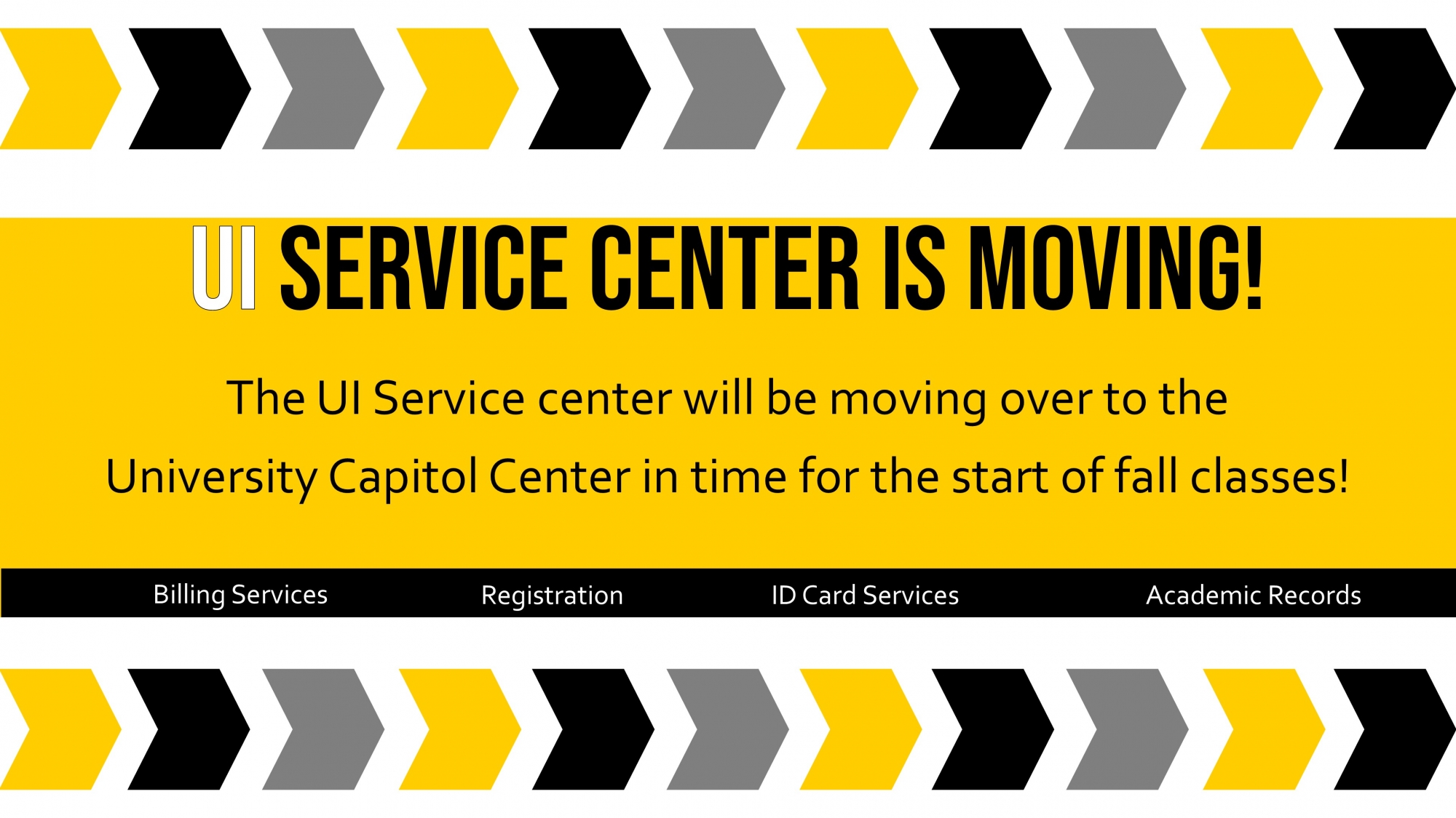 UI Service Center Moving