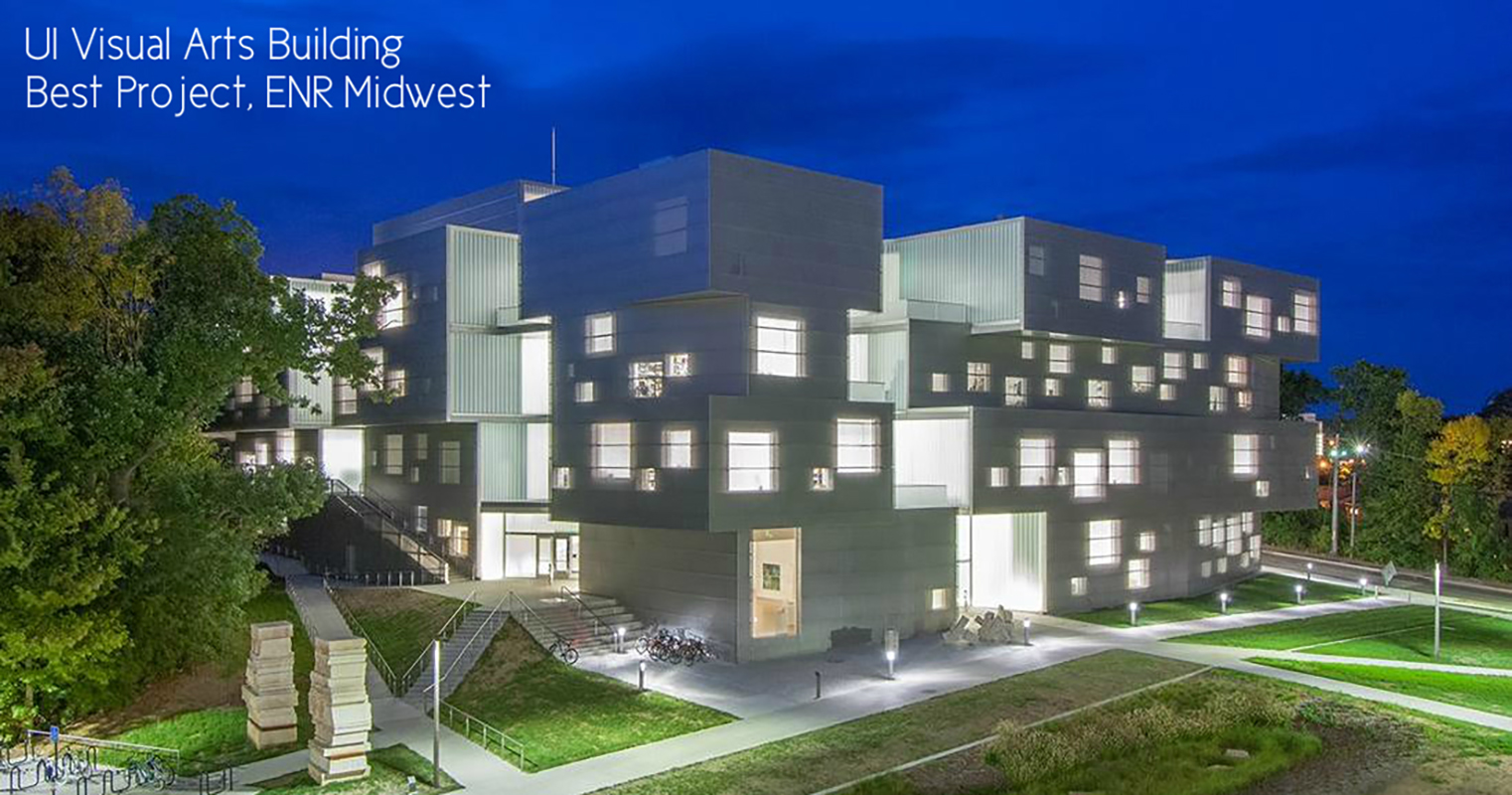 UI Visual Arts Building wins Best Project, ENR Midwest