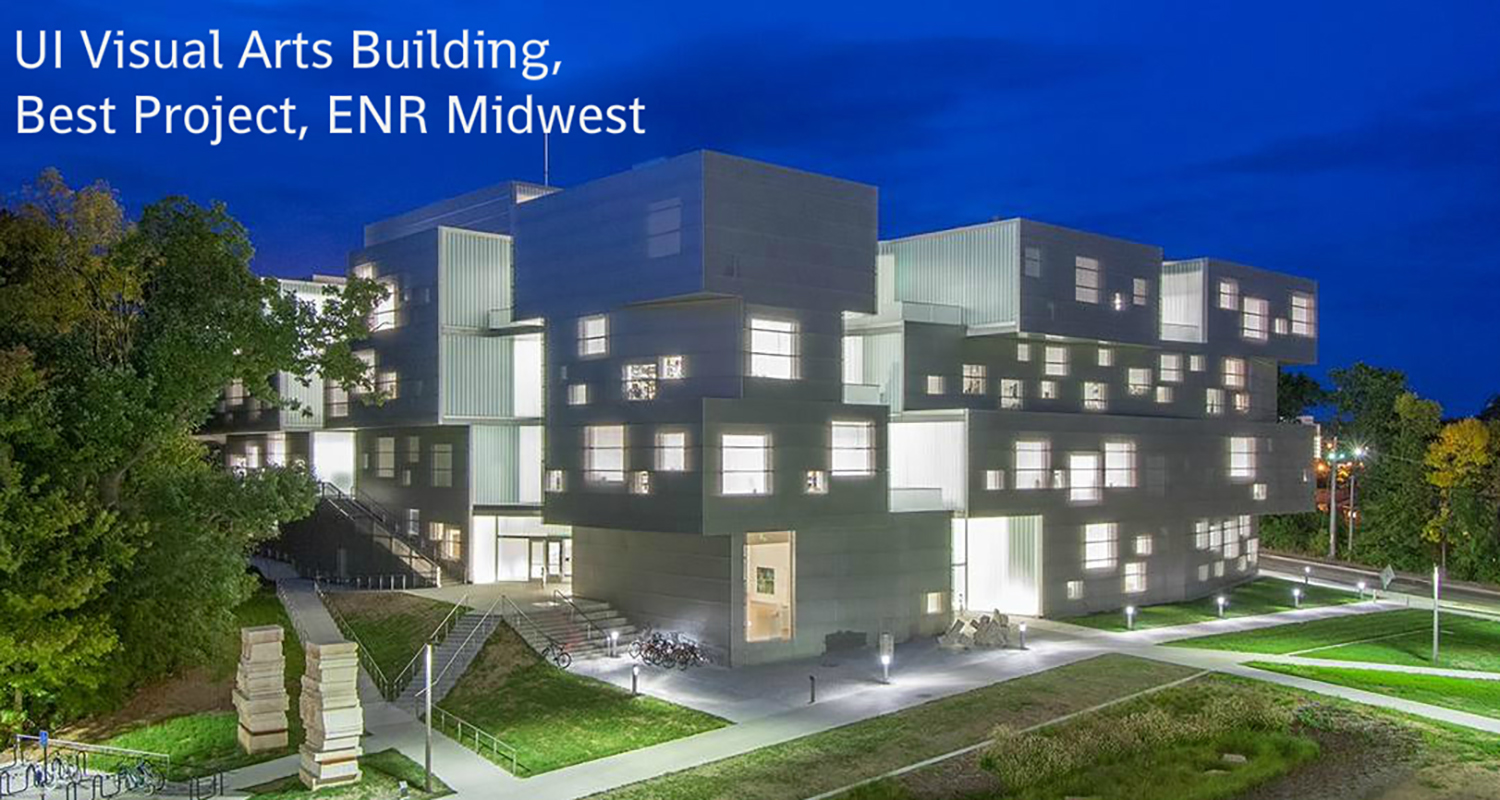 UI Visual Arts Building wins Best Project, ENR Midwest