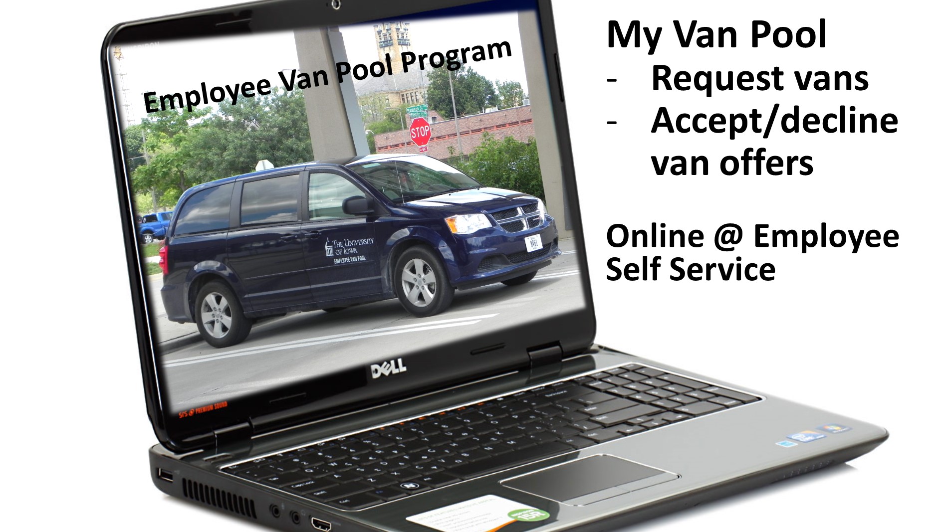 Use My Van Pool to request vans online at Employee Self Service