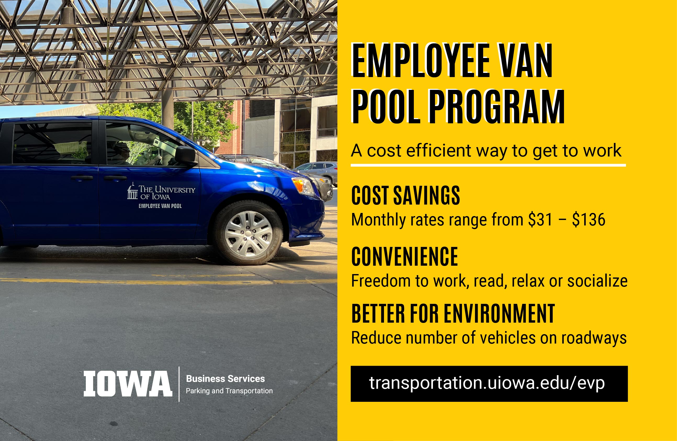 employee van pool program helps save you money
