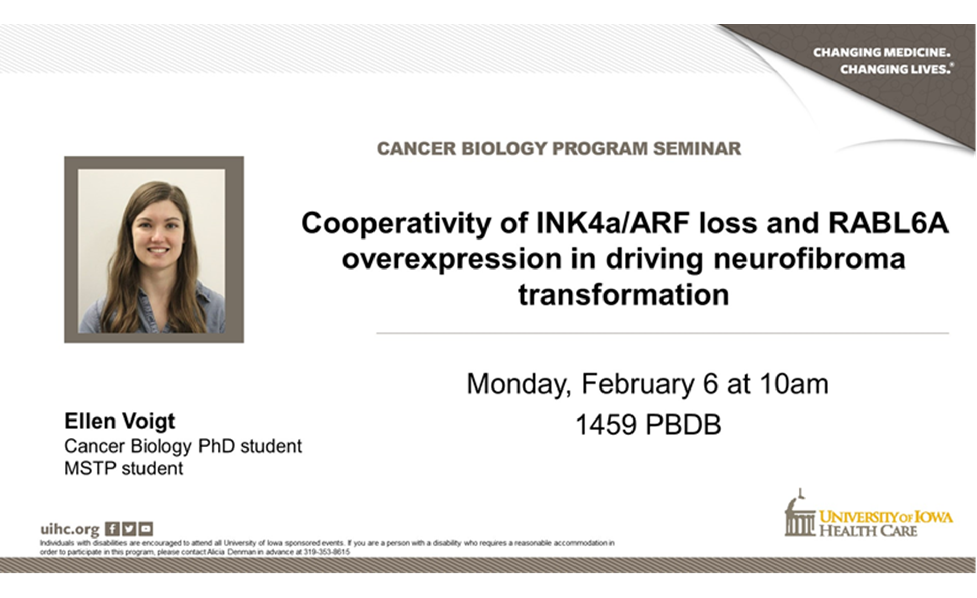 Voigt - Cancer Biology Seminar - 2.6.23