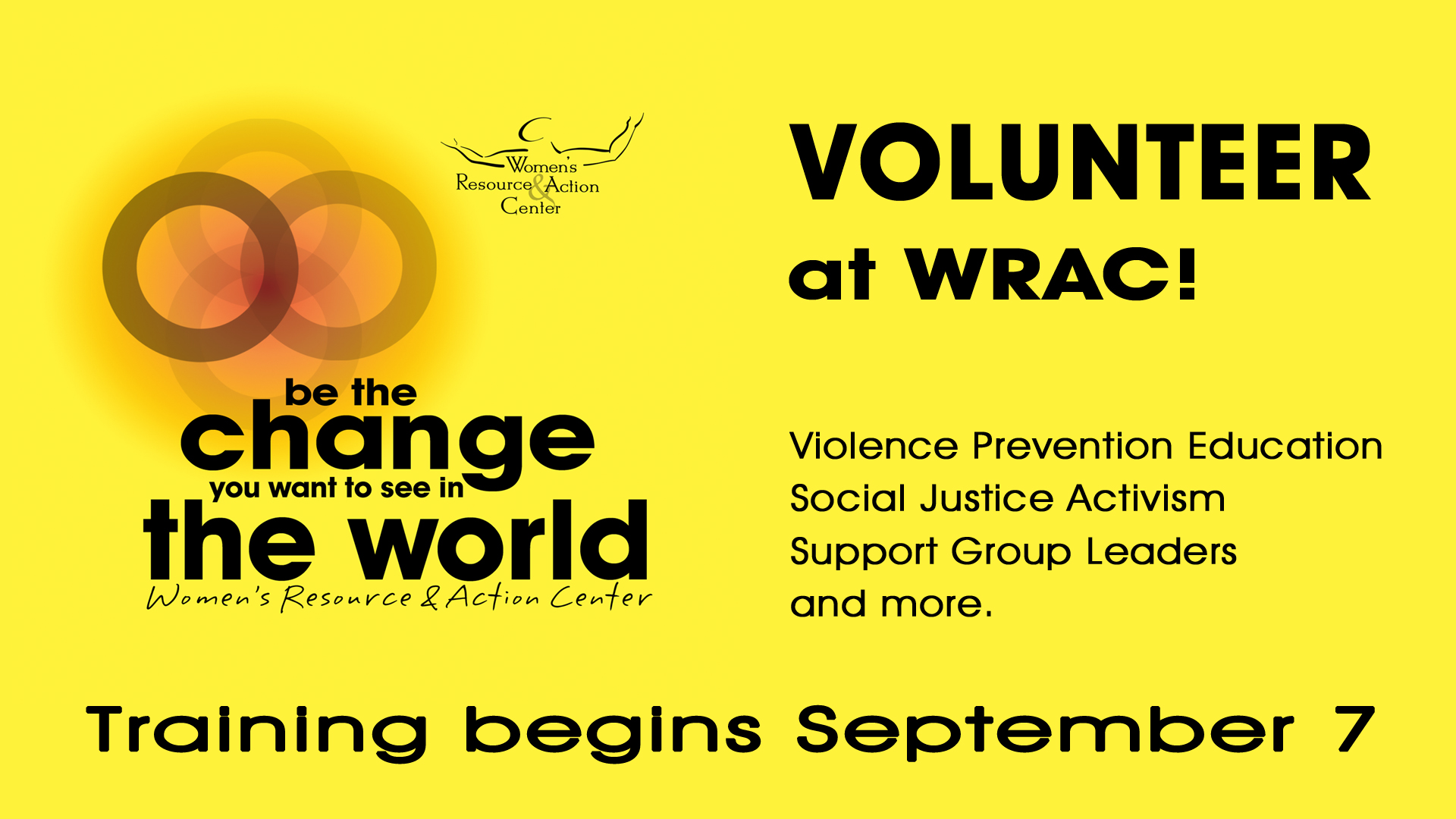 Volunteer at WRAC