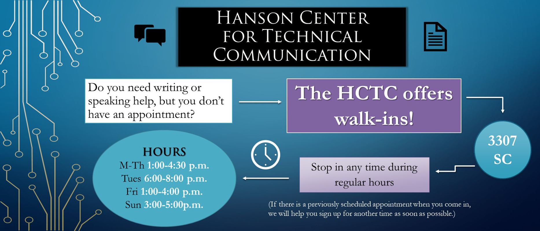 Walk In Welcome Hanson Center
