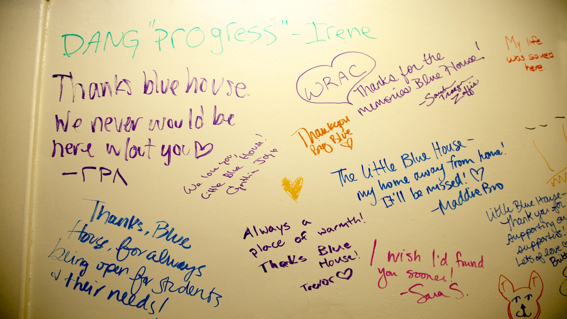 Messages about the BLue House