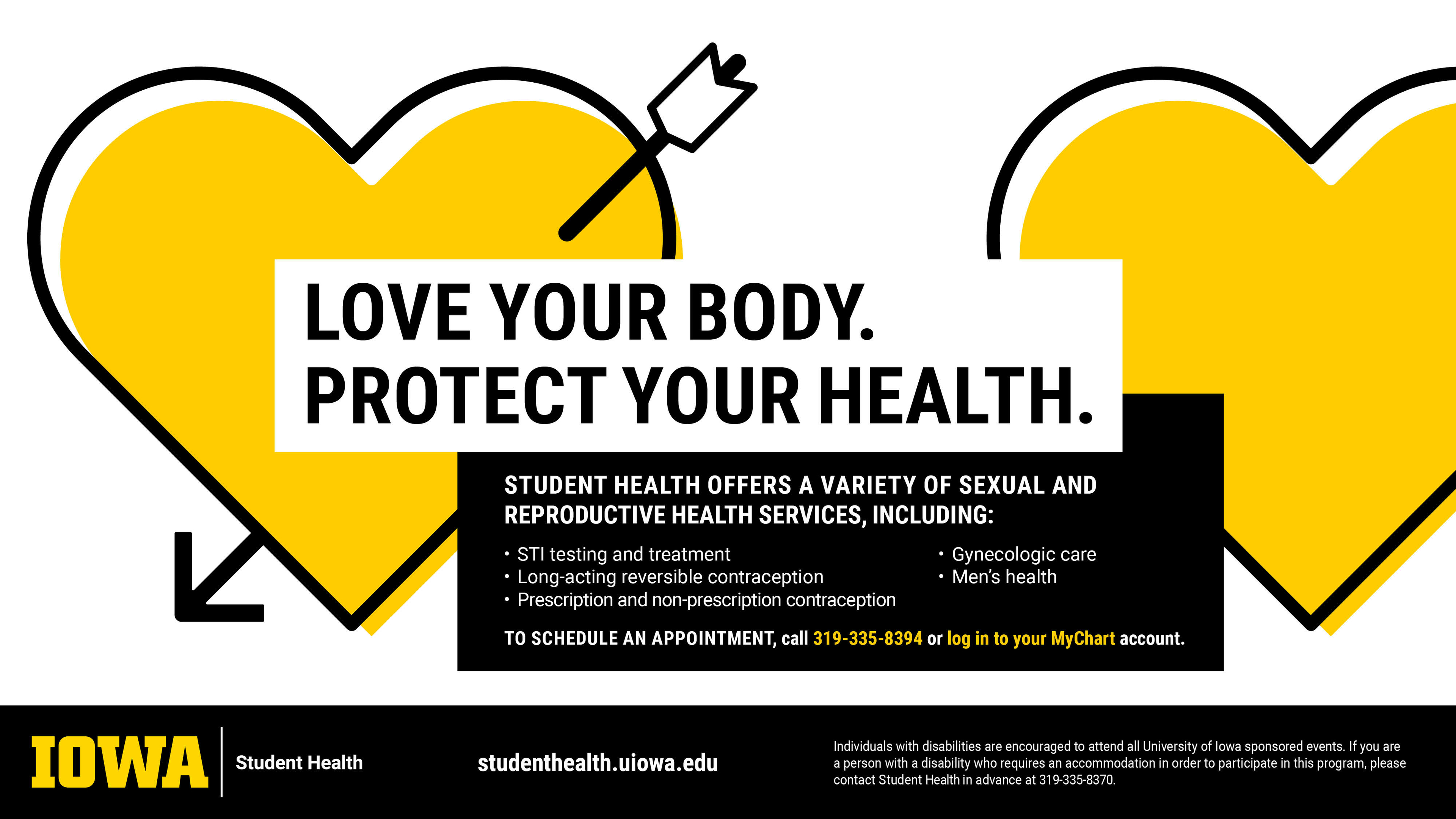 Student Health provides a variety of sexual and reproductive health services.