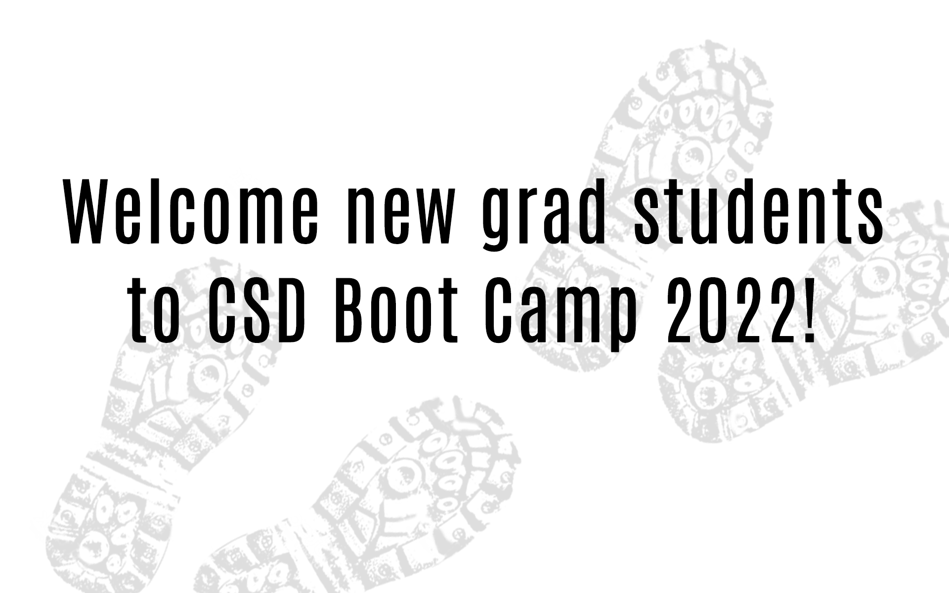 welcome to boot camp 2022