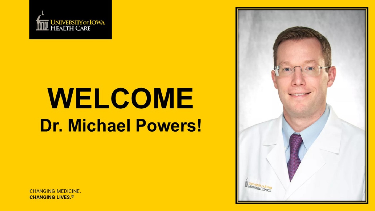 Welcome Dr. Powers!