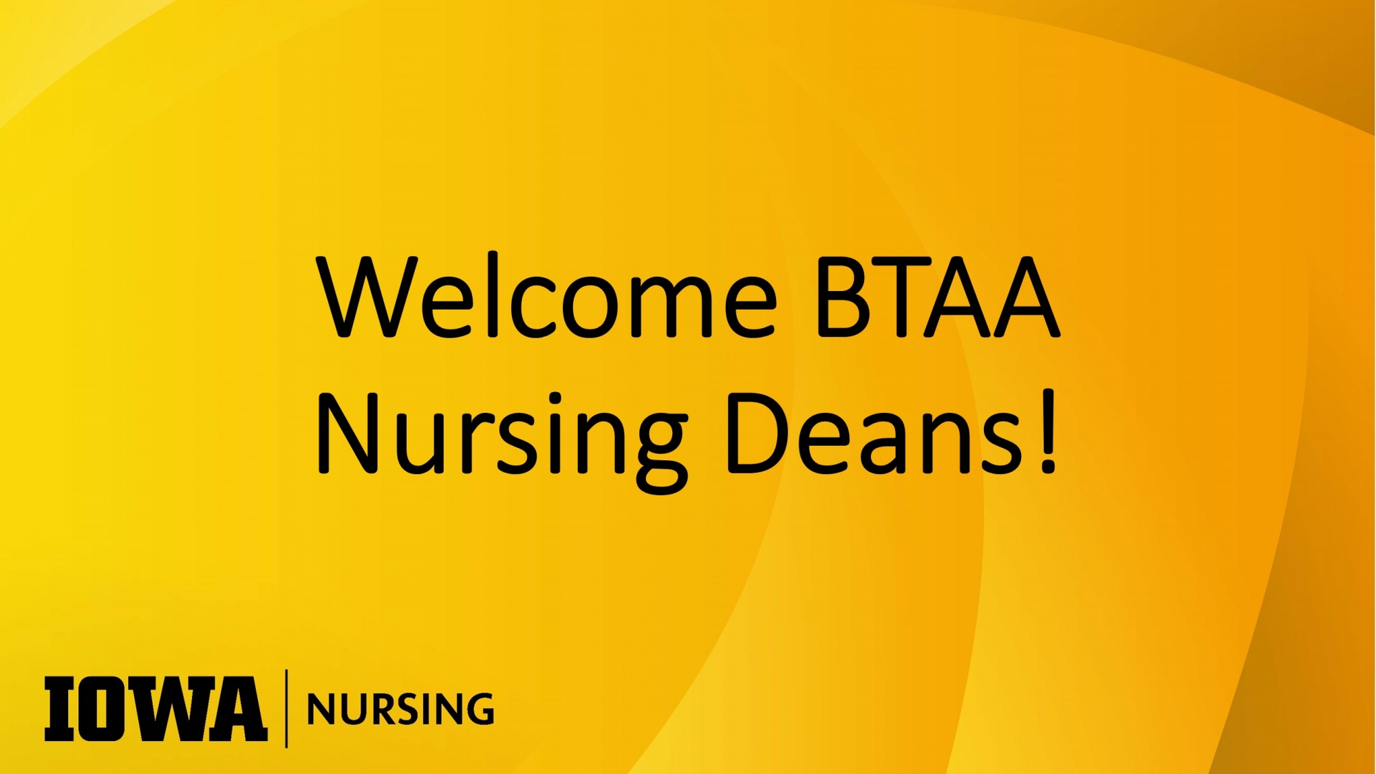 welcome deans