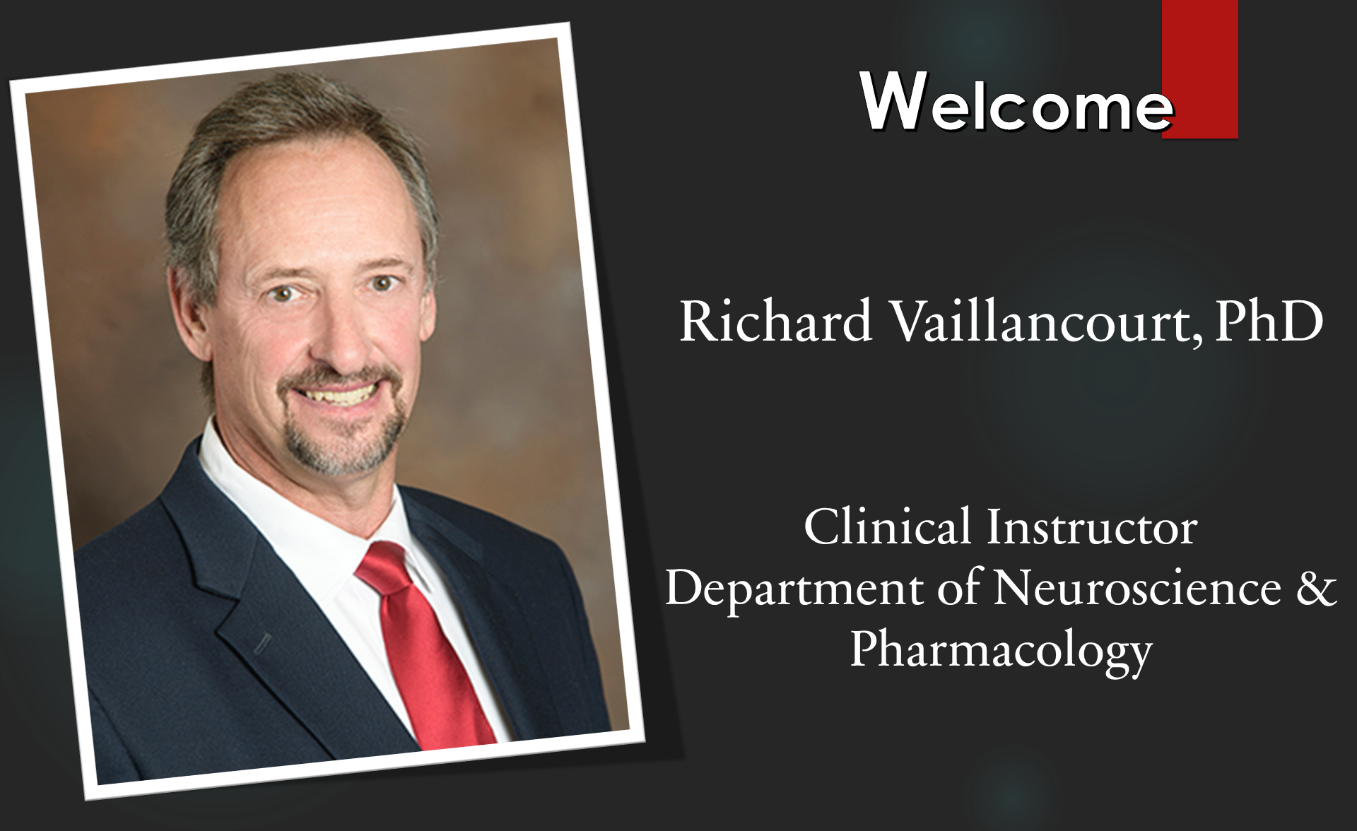 Welcome - Richard Vaillancourt 7.5.23