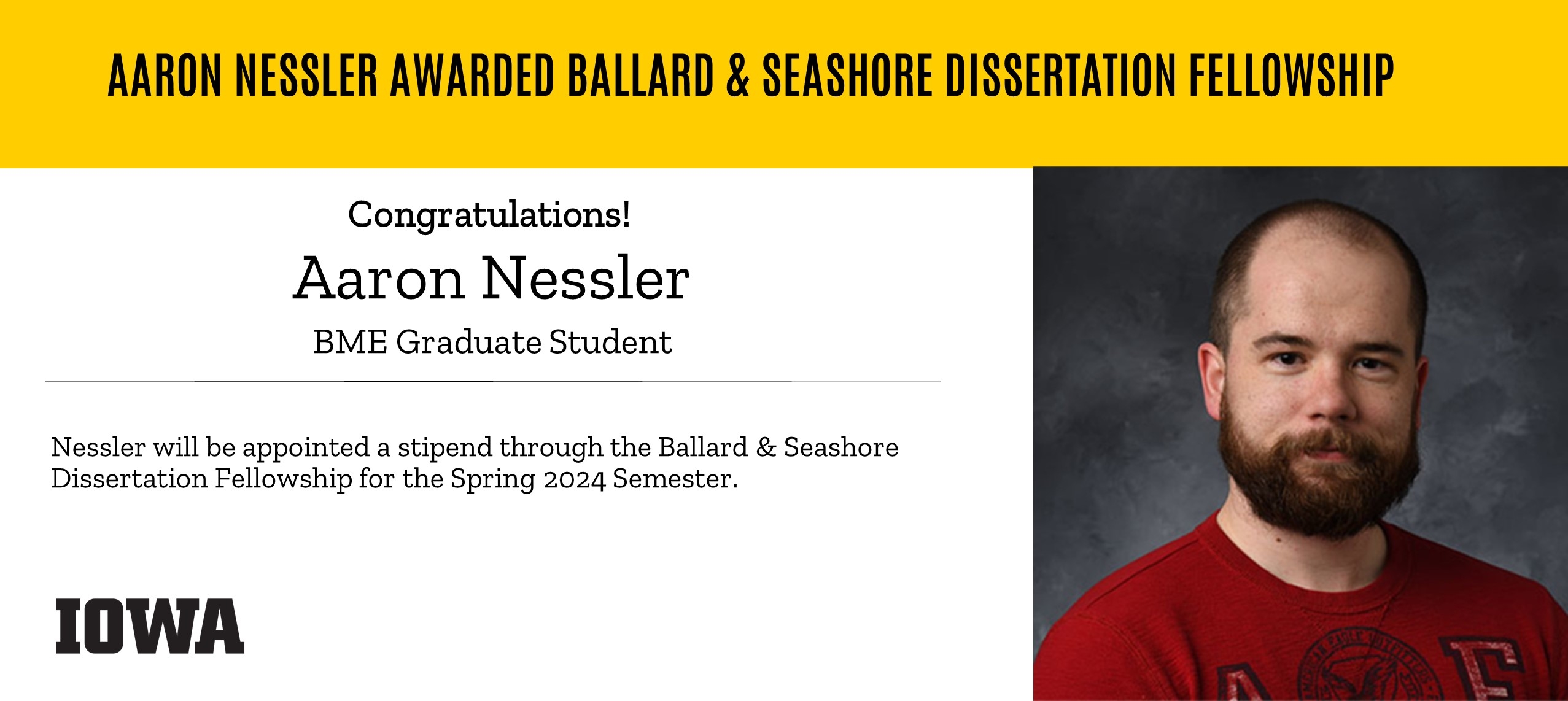 Ballard & Seashore Dissertation Fellowship Announcement - Nessler