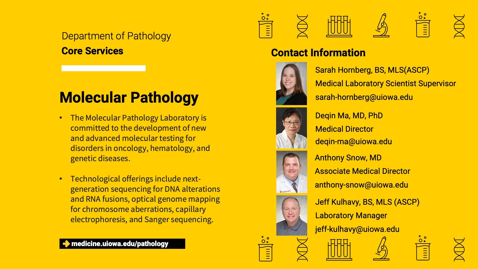 Molecular Pathology Information