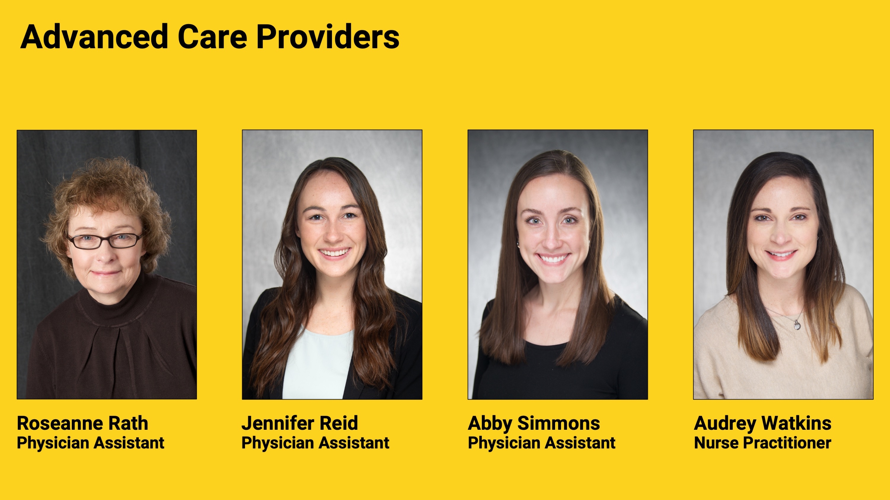 Advanced Care Providers