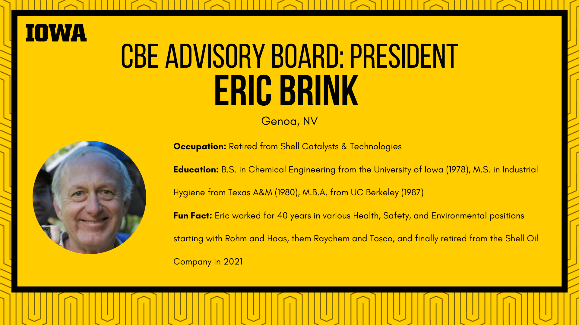 Eric Brink (Advisory Board Highlight)