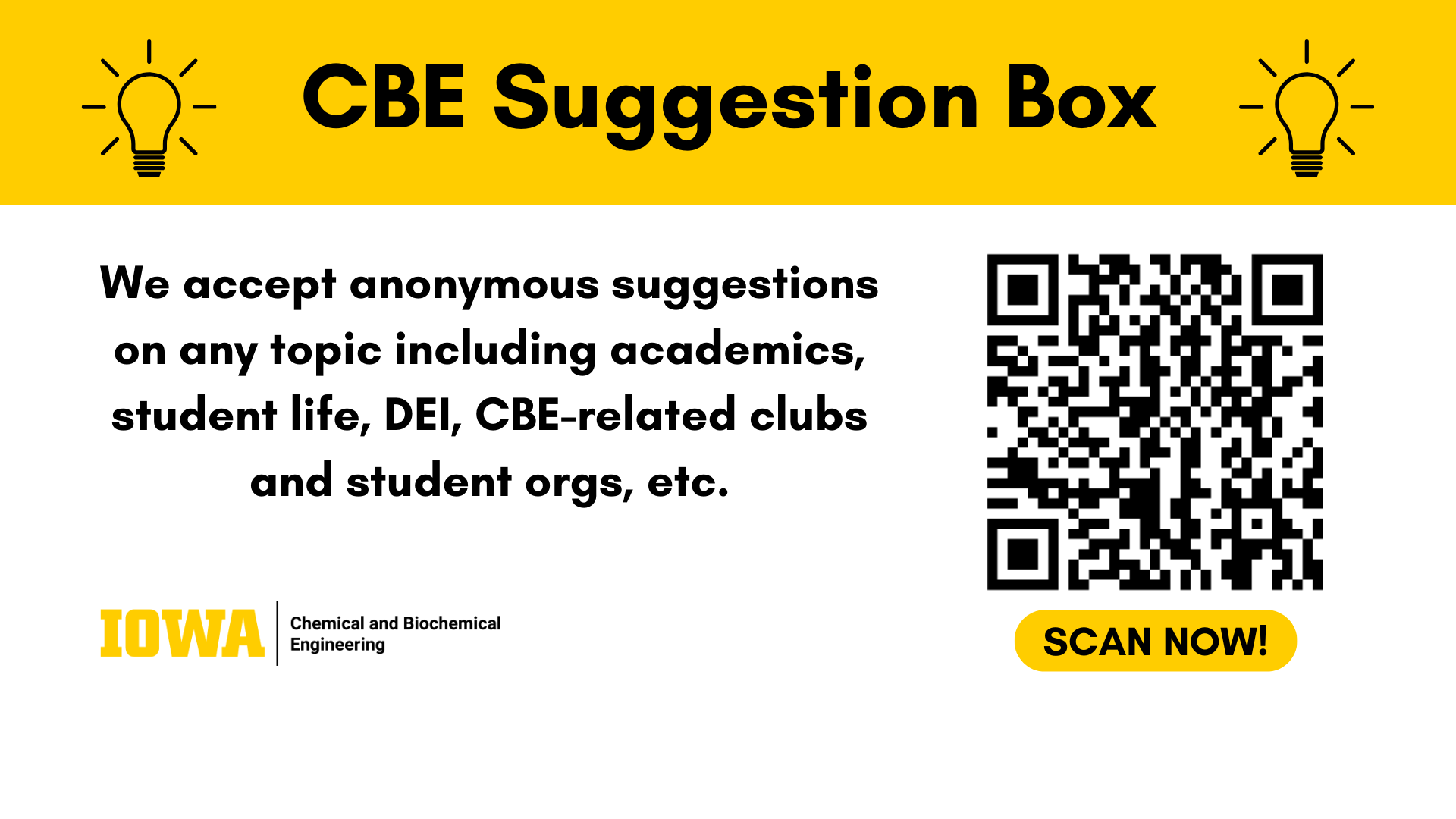 CBE Suggestion Box