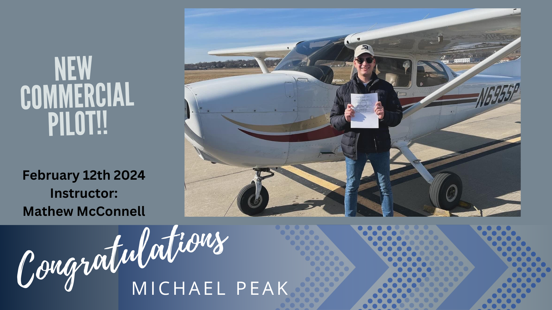 Michael Peak Commercial Pilot 