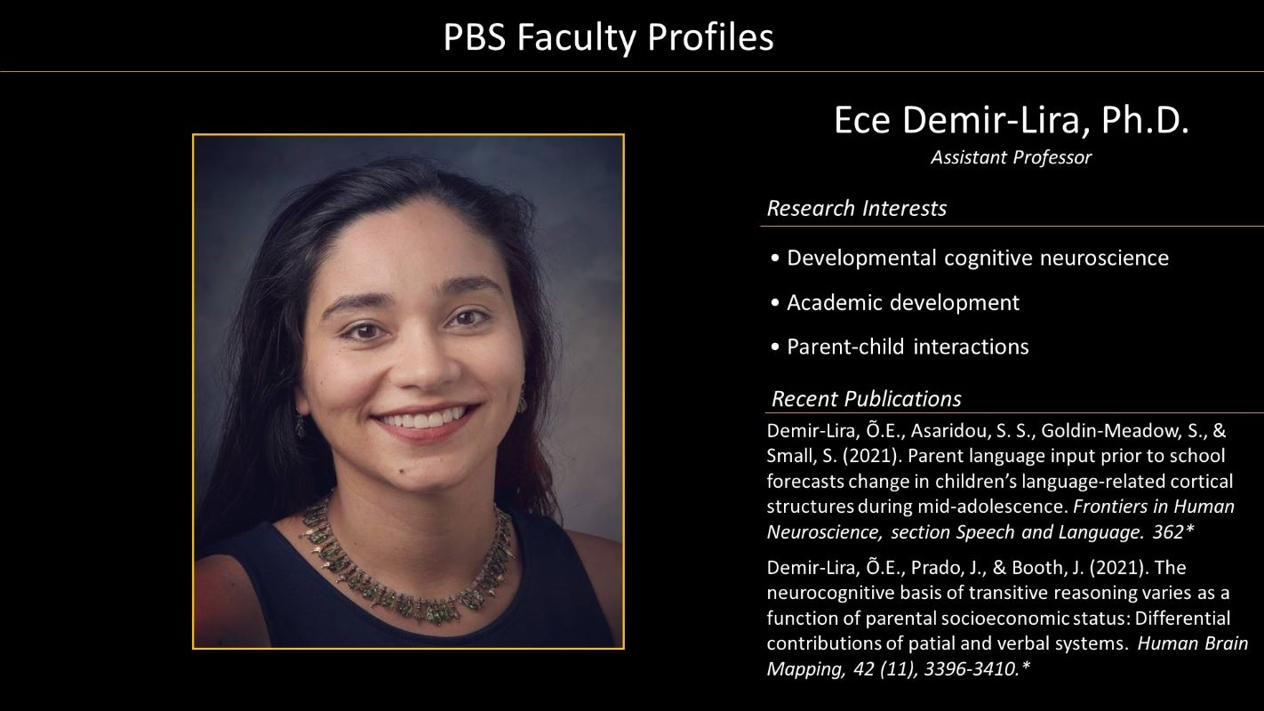 Professor Ece Demir-Lira Faculty Profile and Photo