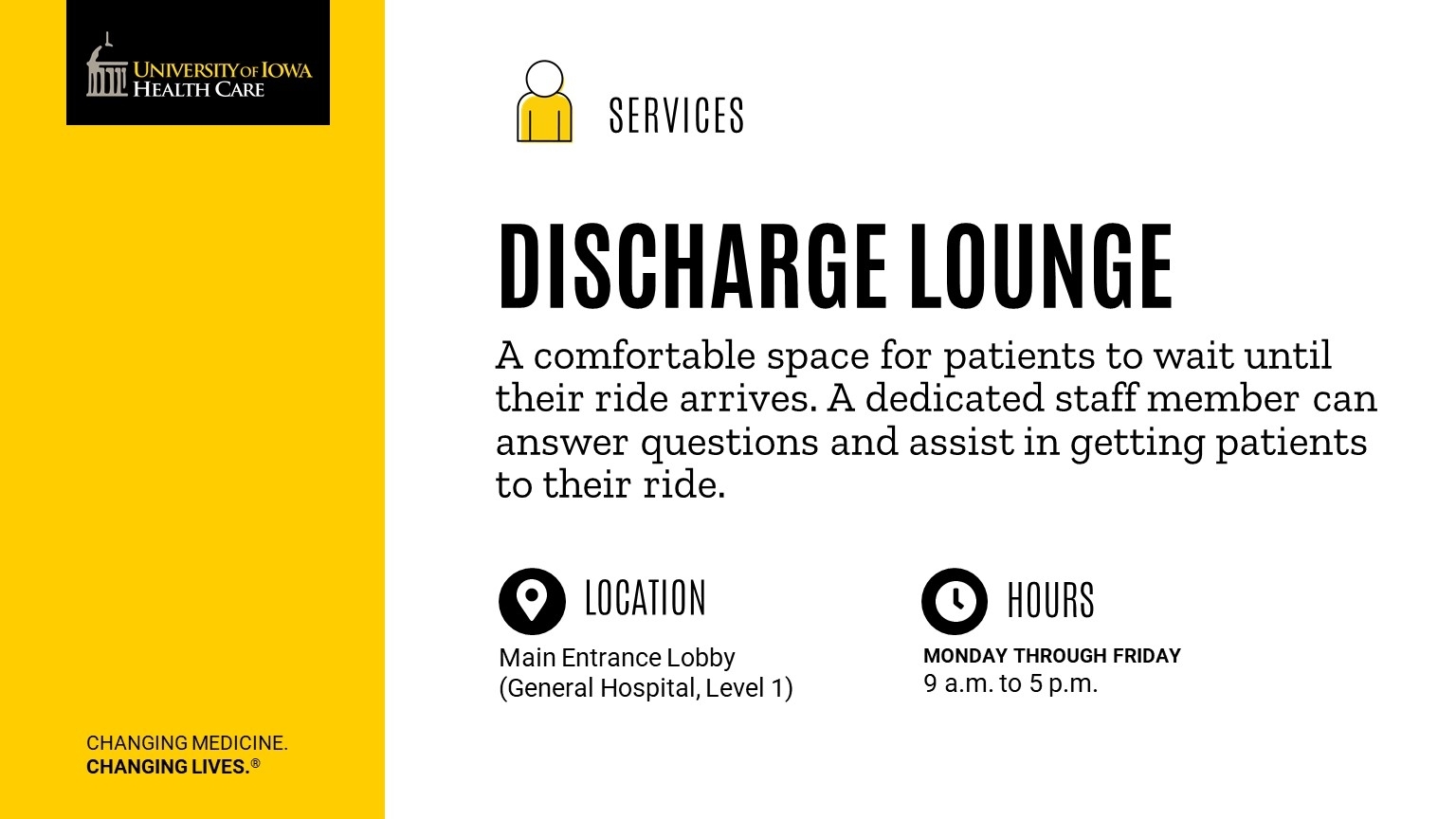 Discharge Lounge