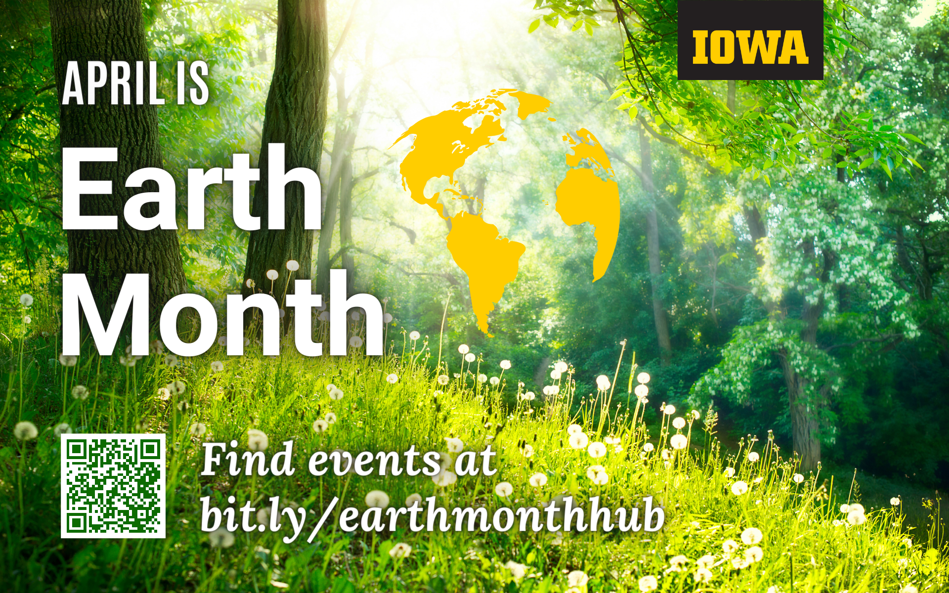 April is Earth Month - Find events at bit.ly/earthmonthhub