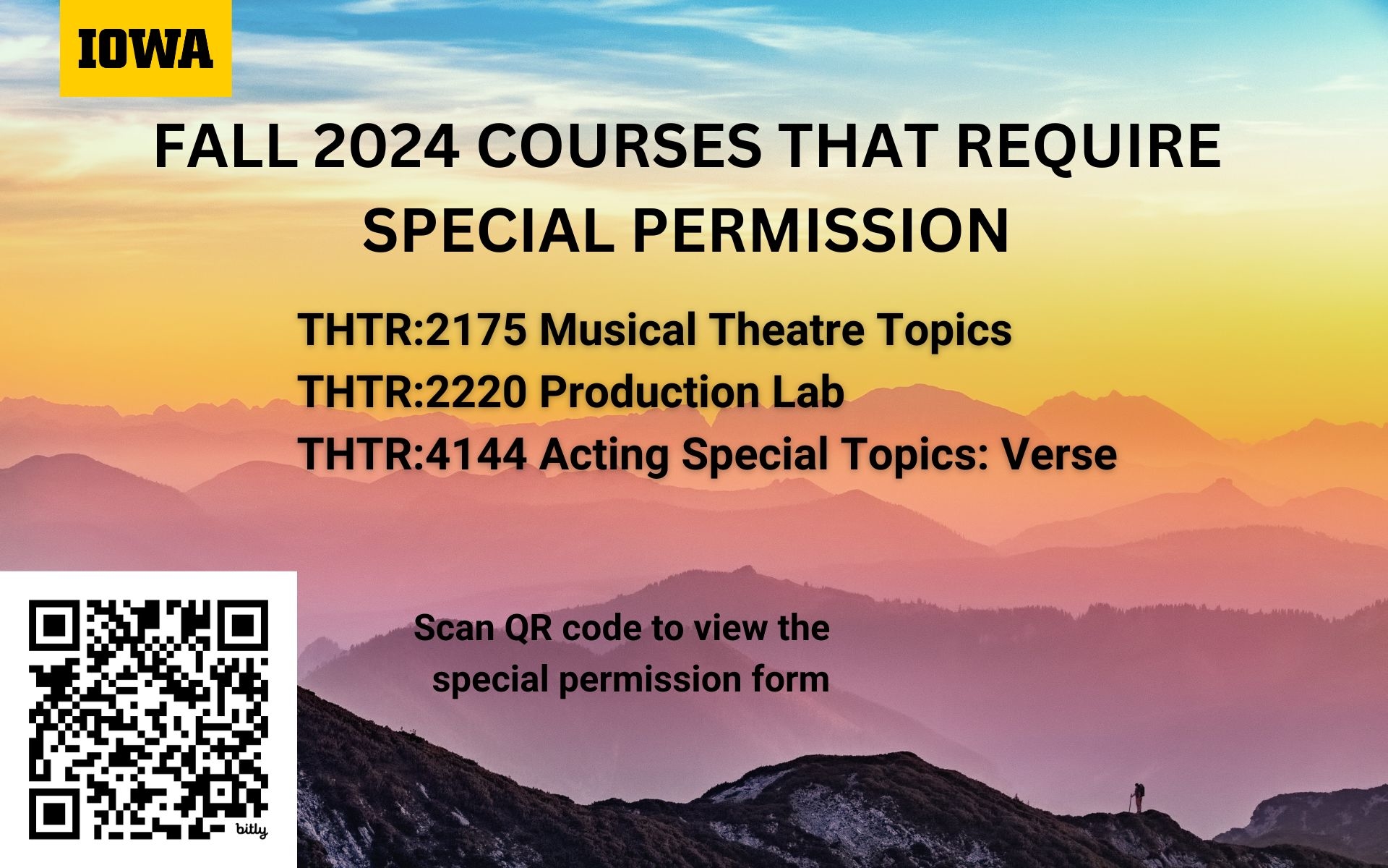 Fall 2024 Courses That require special permission