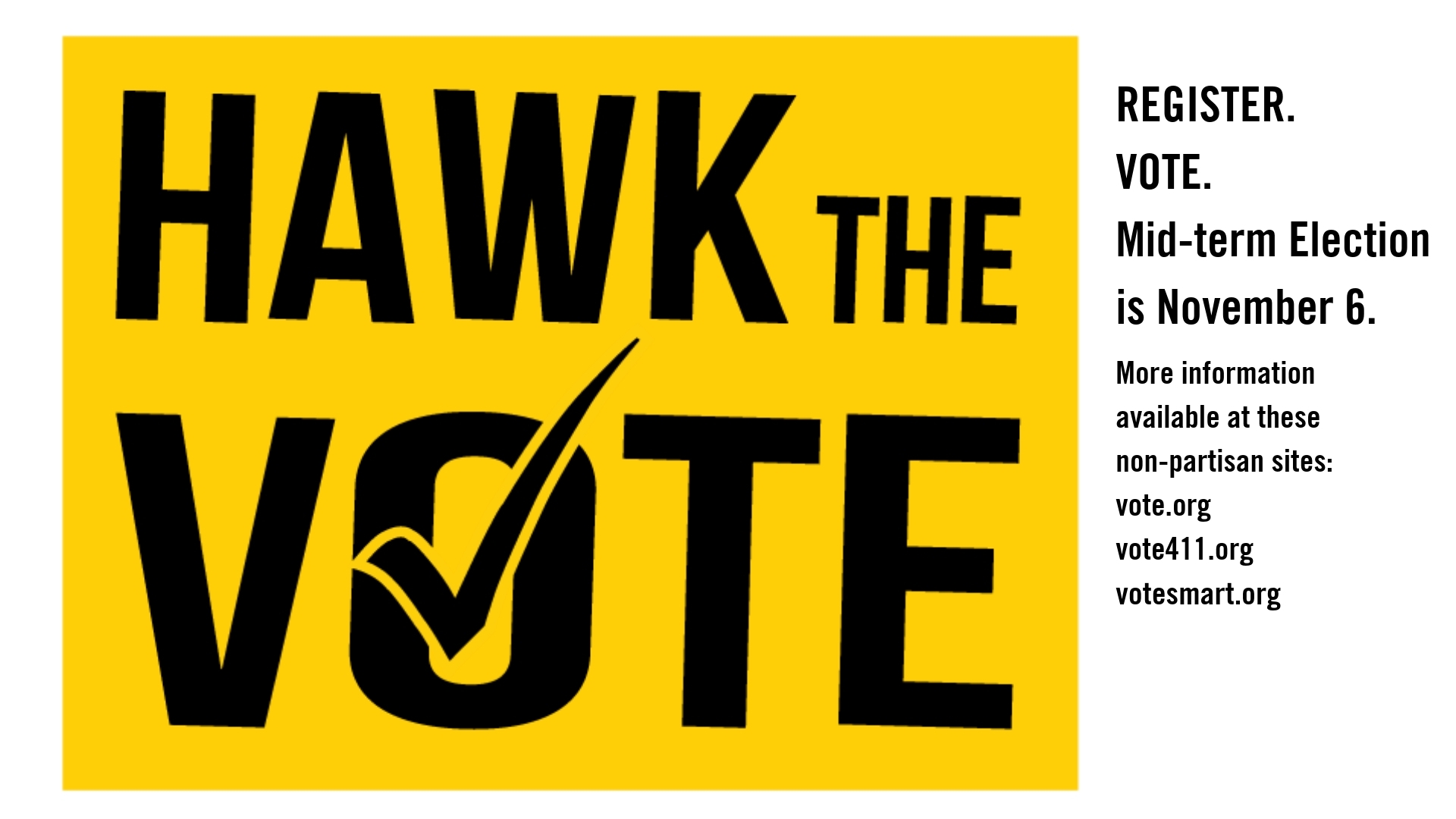 National Voter Registration Day Hawk The Vote