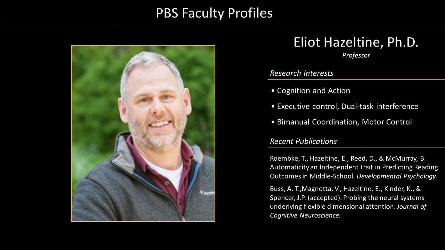 Professor Eliot Hazeltine Faculty Profile and Photo
