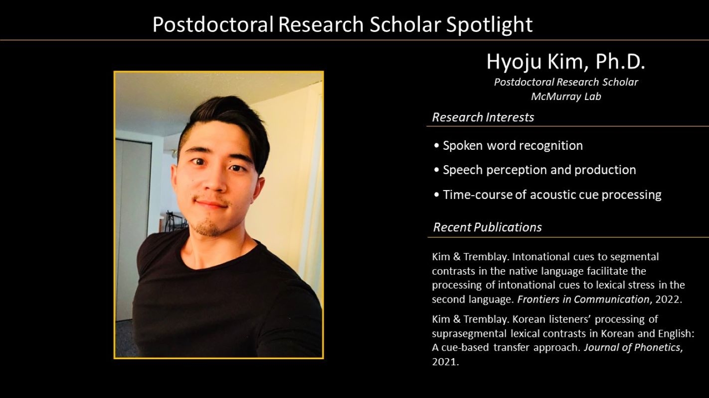 Postdoctoral Research Scholar Hyoju Kim Profile with Photo