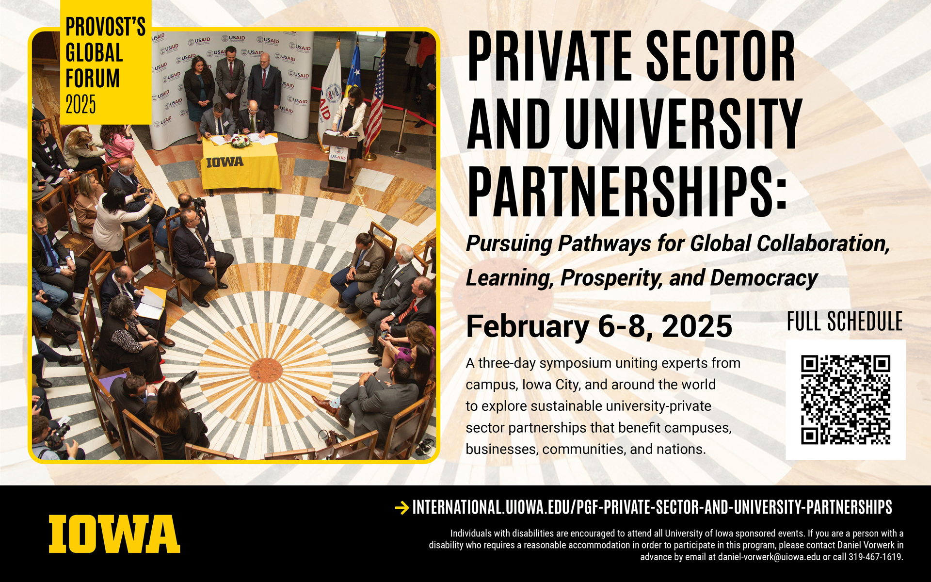 Provost's Global Forum 2025: February 6-8