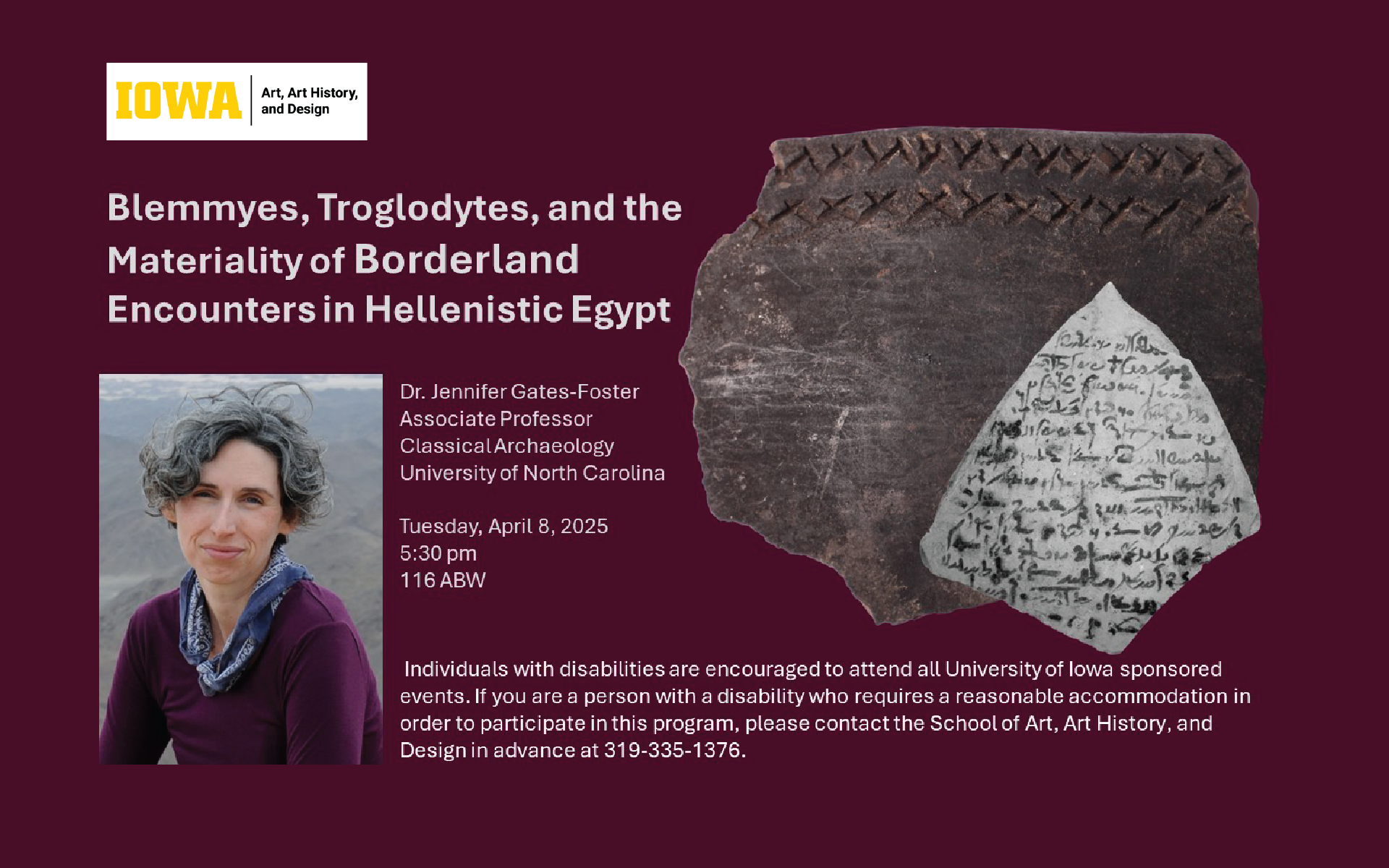 Blemmyes, Troglodytes, and the Materiality of Borderland Encounters in Hellenistic Egypt Dr. Jennifer Gates-Foster