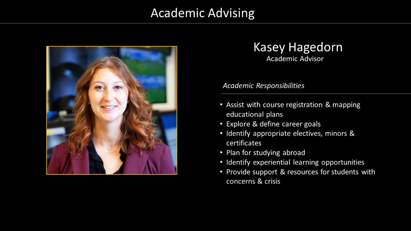 Academic Advisor Kasey Hagedorn Profile with Photo