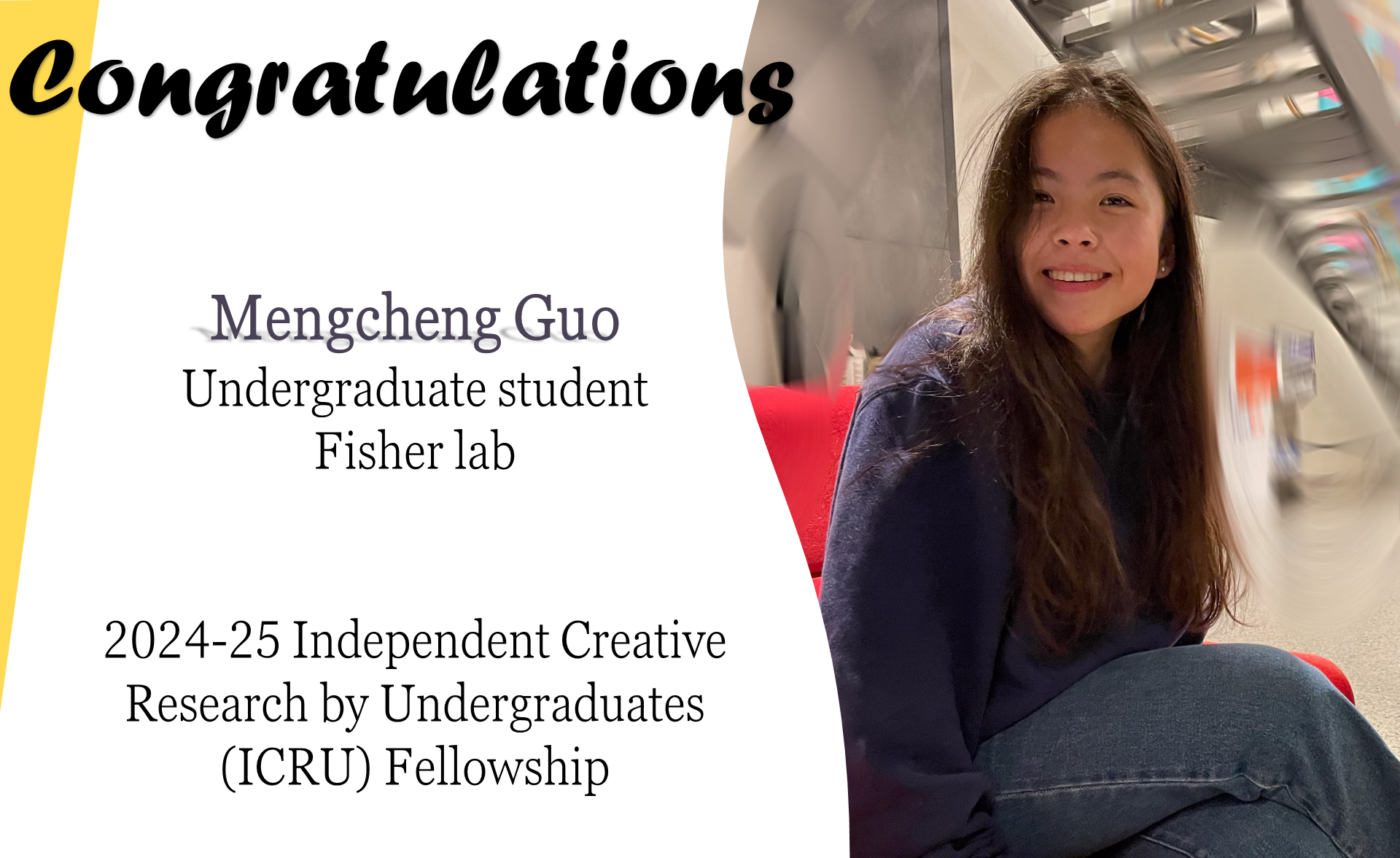 Mengcheng Guo - Academic 2024-25 ICRU Fellowship