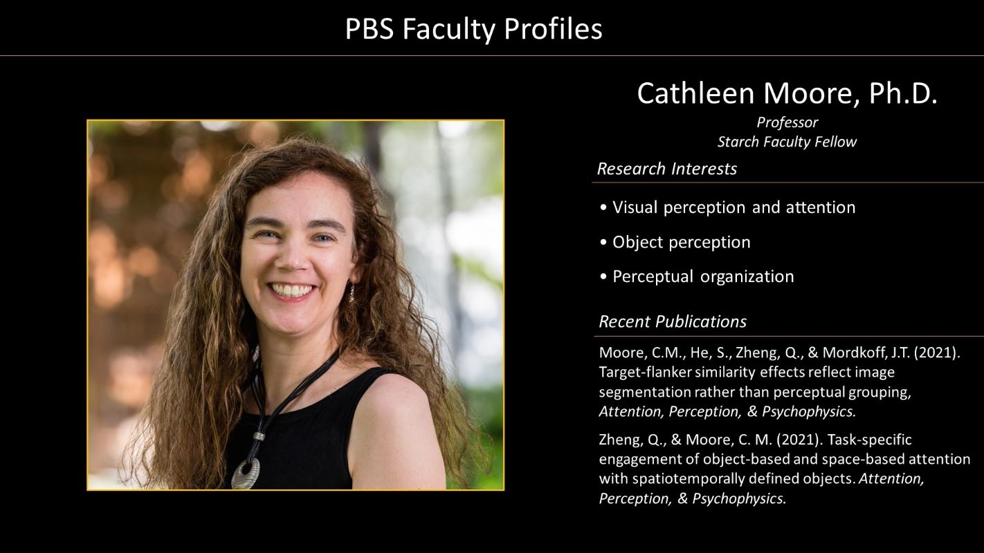 Professor Cathleen Moore Profile with Photo