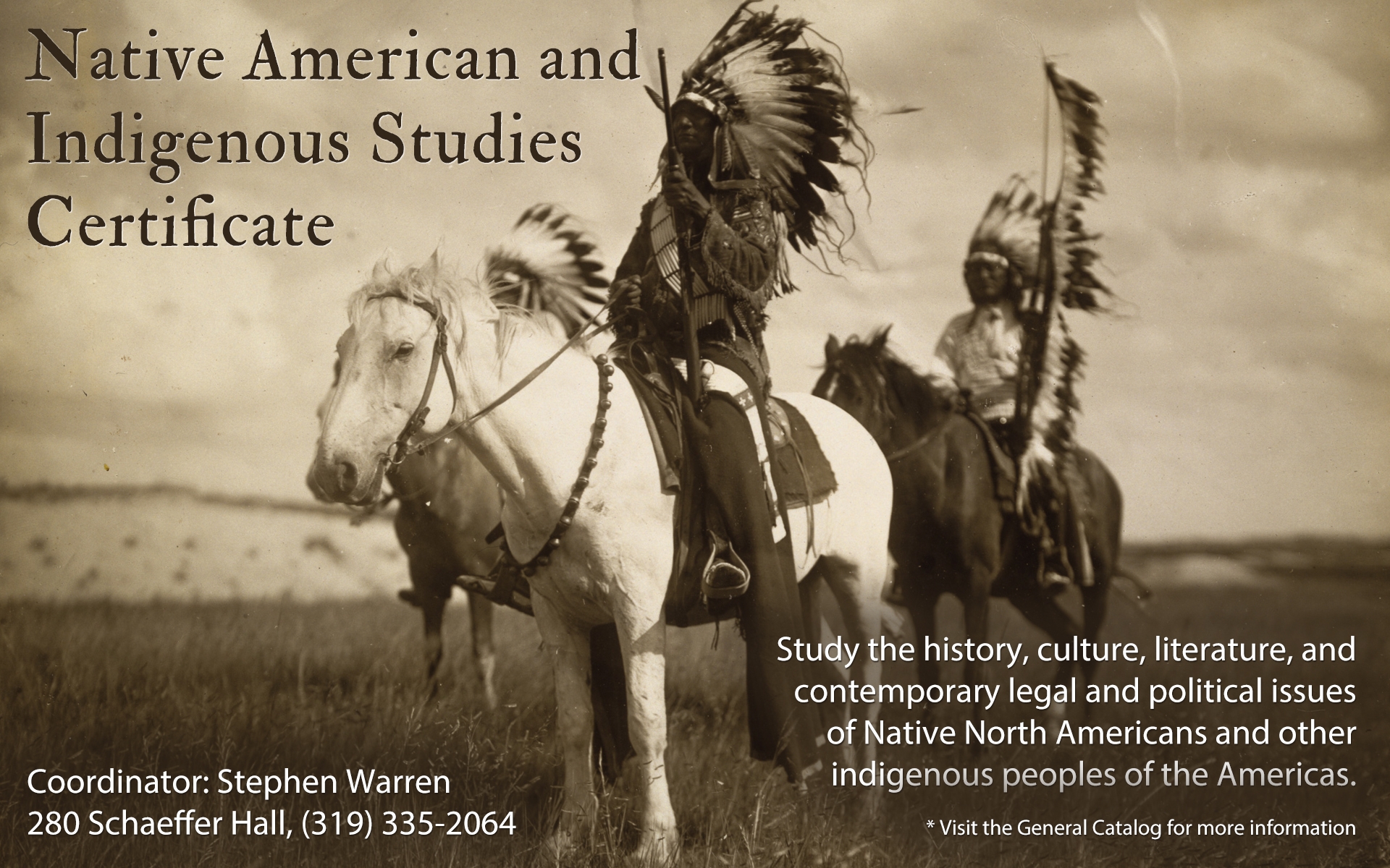 Native American and Indigenous Studies Certificate