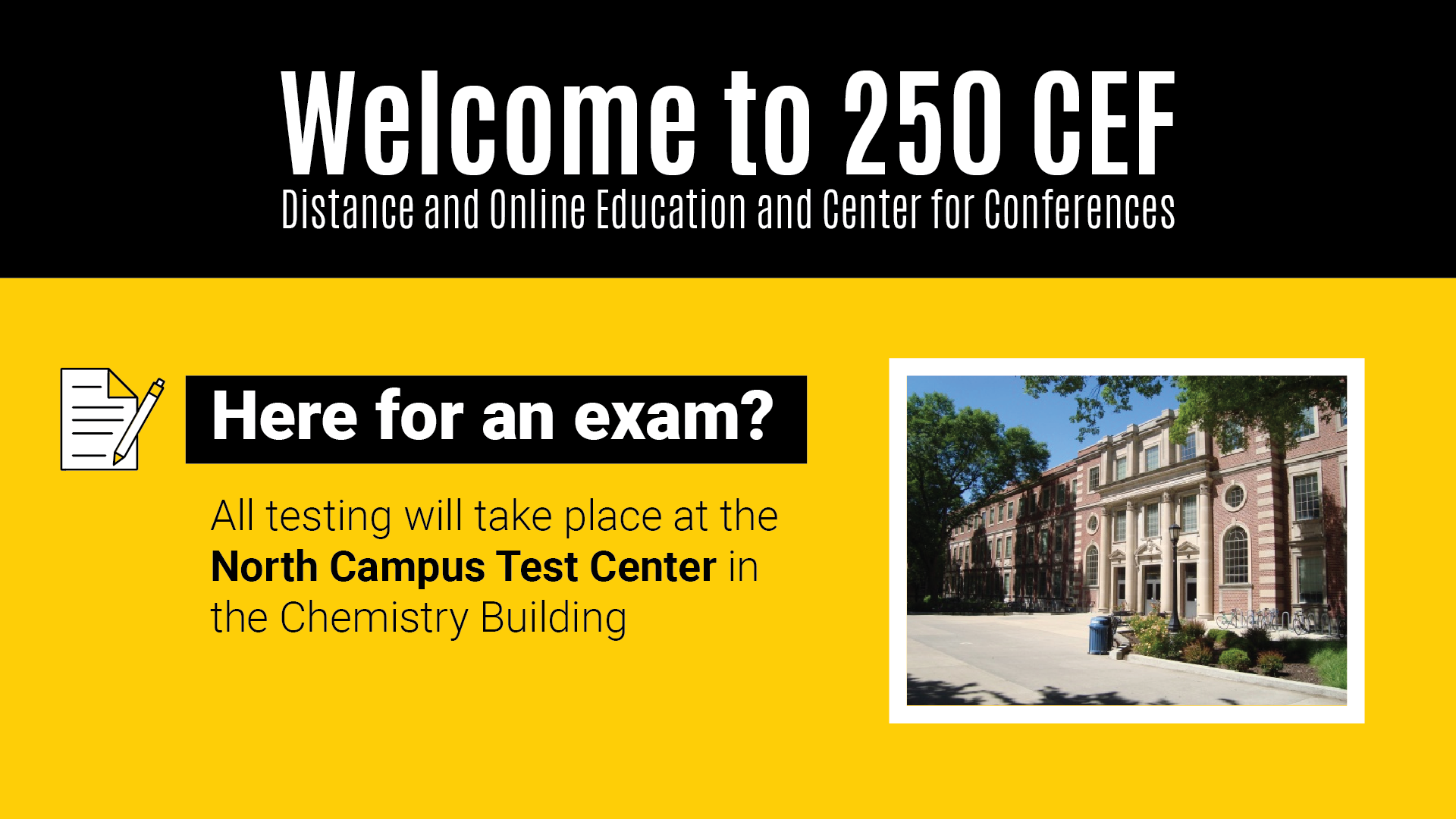 Welcome to 250 CEF